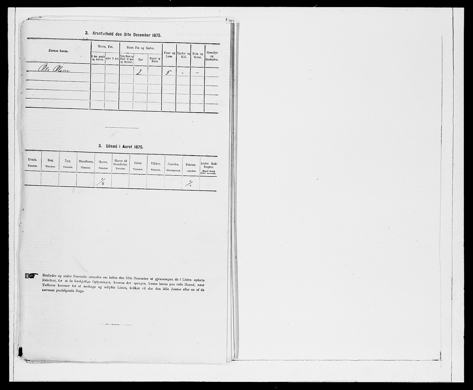 SAB, 1875 Census for 1441P Selje, 1875, p. 1480