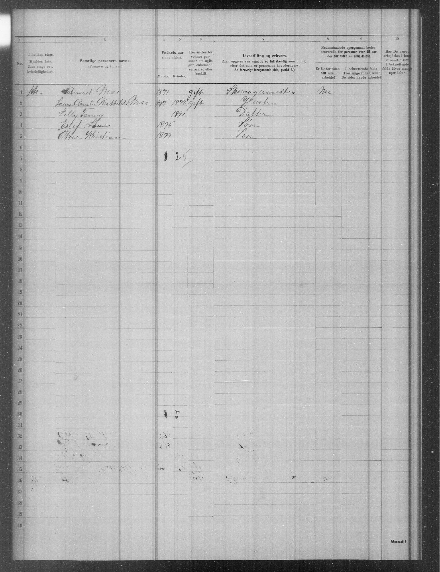 OBA, Municipal Census 1902 for Kristiania, 1902, p. 11082