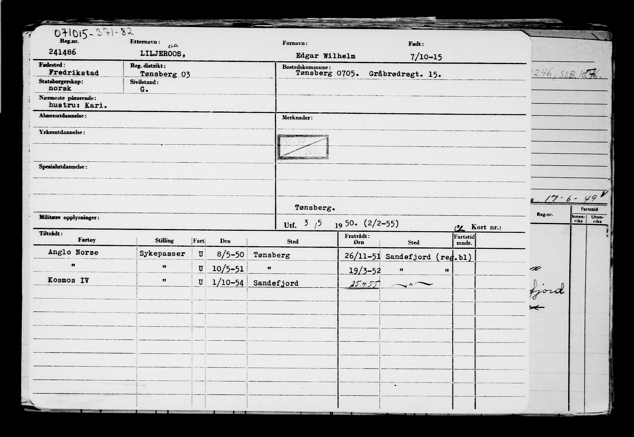 Direktoratet for sjømenn, AV/RA-S-3545/G/Gb/L0133: Hovedkort, 1915, p. 503