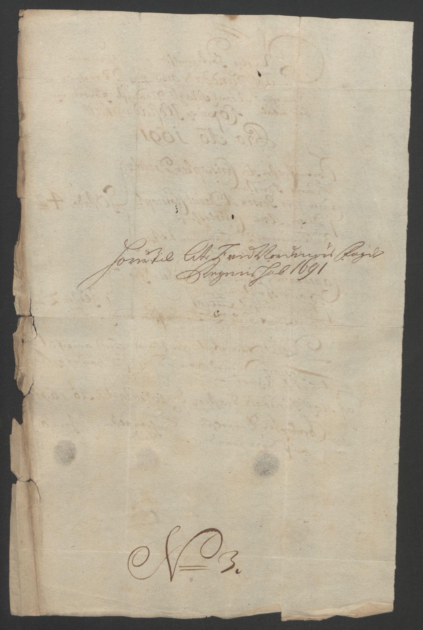 Rentekammeret inntil 1814, Reviderte regnskaper, Fogderegnskap, RA/EA-4092/R56/L3734: Fogderegnskap Nordmøre, 1690-1691, p. 348