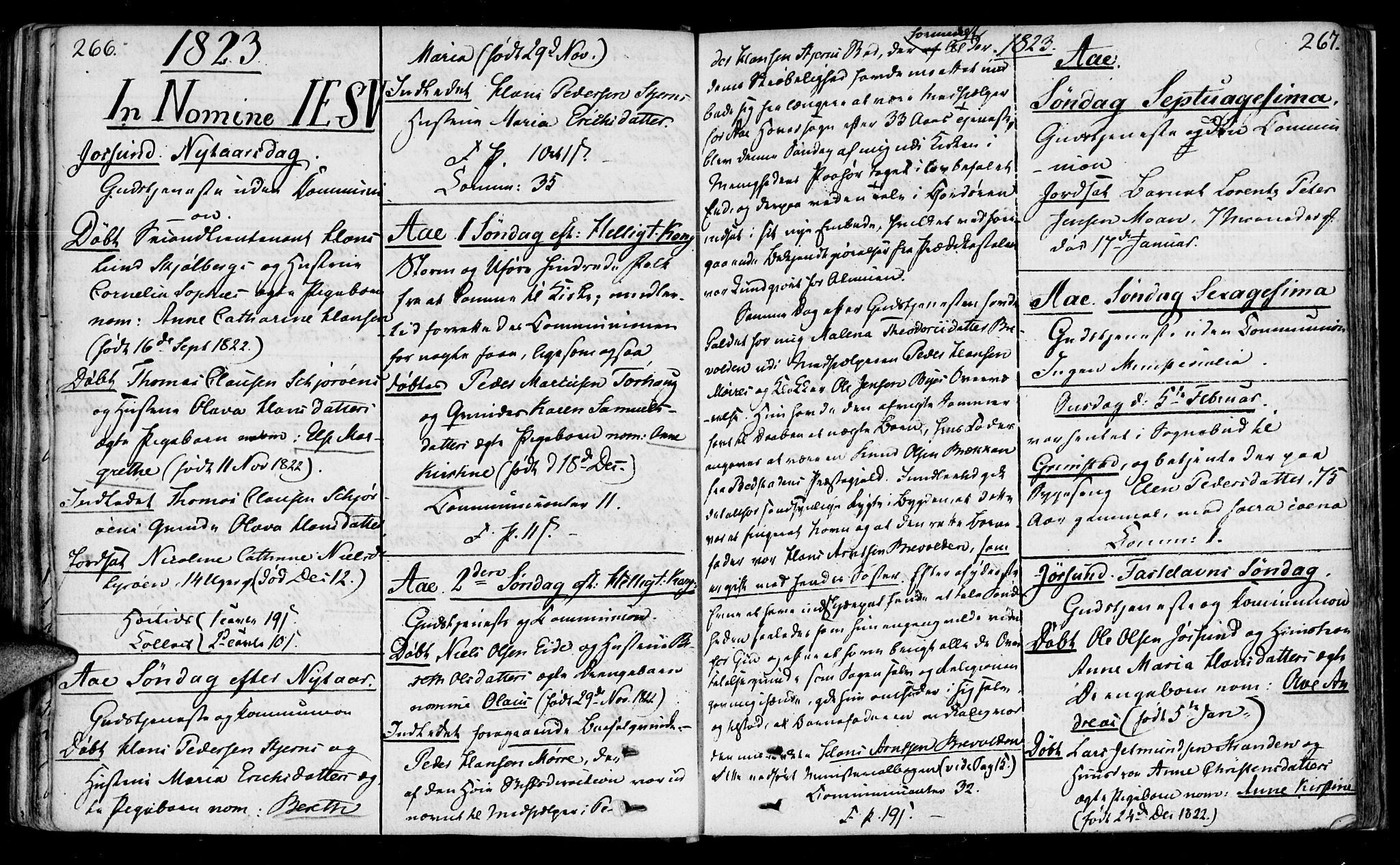 Ministerialprotokoller, klokkerbøker og fødselsregistre - Sør-Trøndelag, SAT/A-1456/655/L0674: Parish register (official) no. 655A03, 1802-1826, p. 266-267
