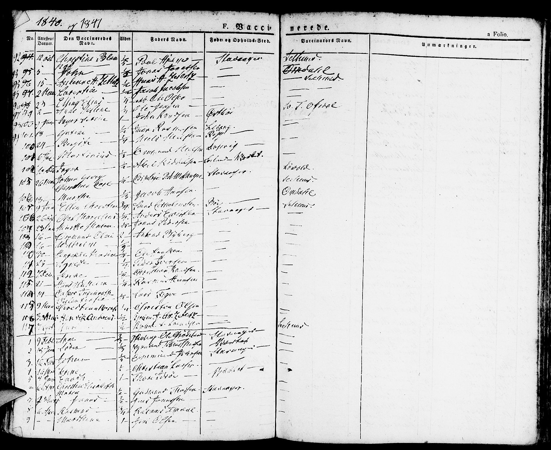 Domkirken sokneprestkontor, SAST/A-101812/001/30/30BA/L0011: Parish register (official) no. A 11, 1832-1856