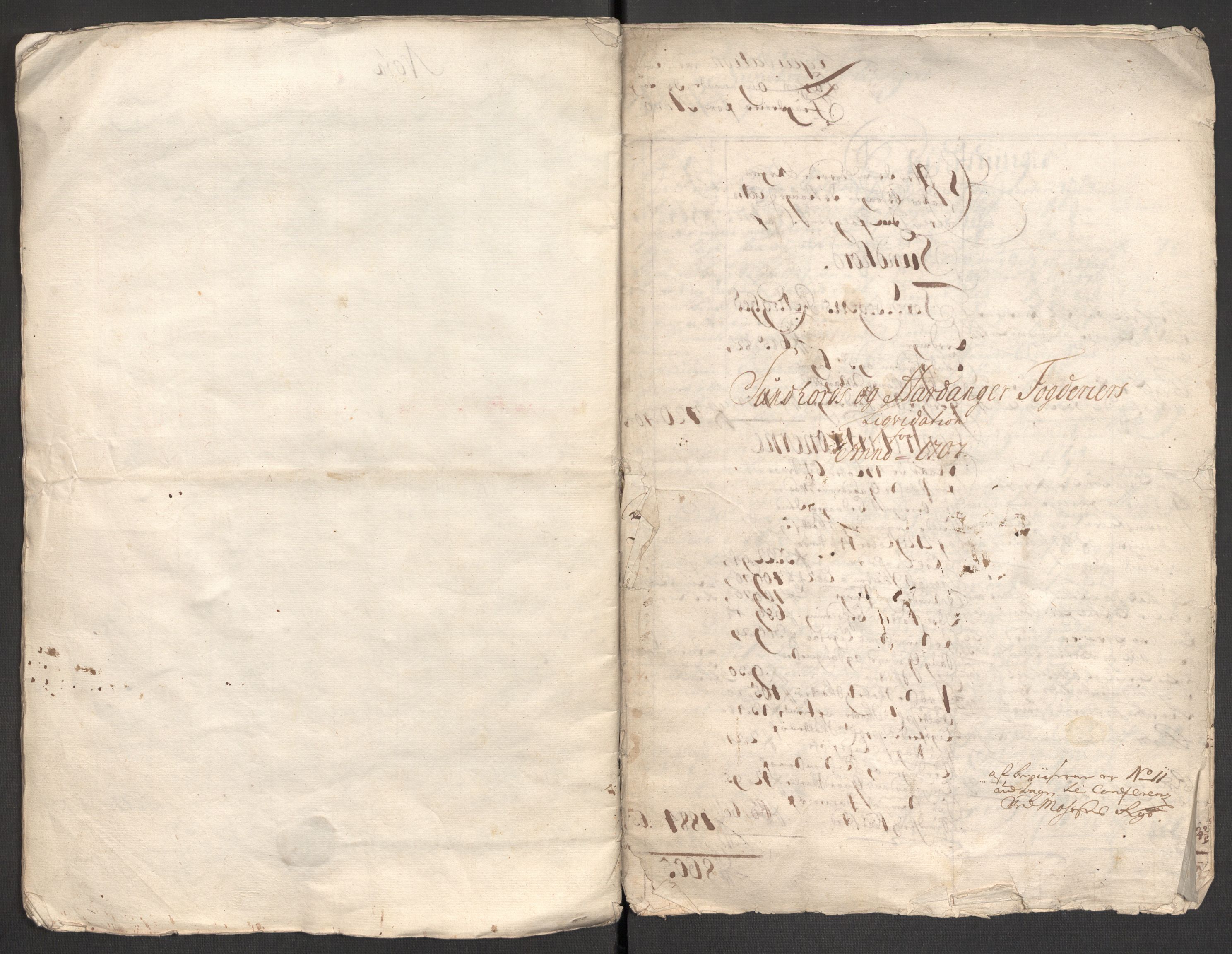 Rentekammeret inntil 1814, Reviderte regnskaper, Fogderegnskap, AV/RA-EA-4092/R48/L2984: Fogderegnskap Sunnhordland og Hardanger, 1706-1707, p. 298