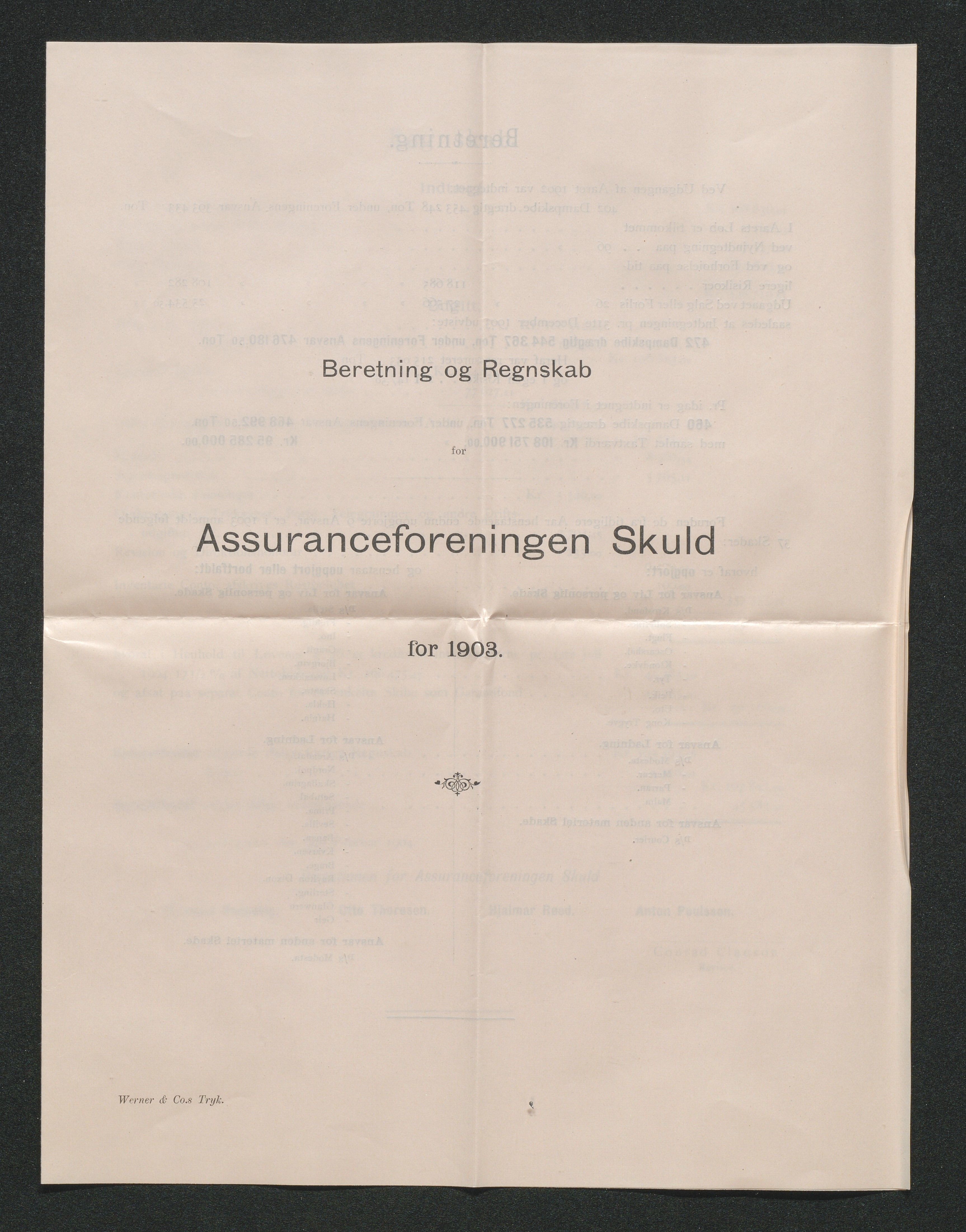 Arendals Dampskibsselskab (ADS), AAKS/PA-1716/1/15/L0018: Skipspapirer D/S Spero, 1898-1904