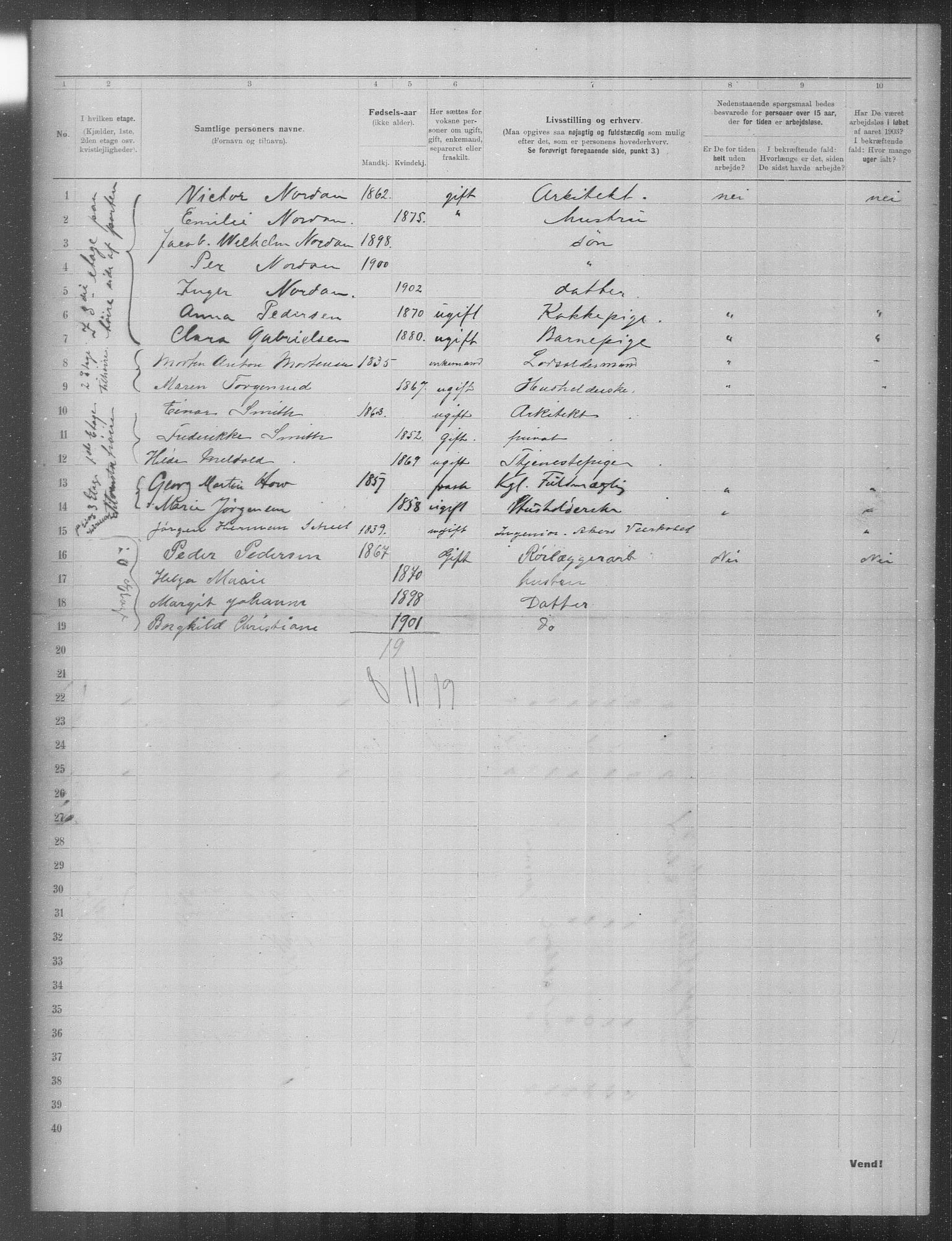 OBA, Municipal Census 1903 for Kristiania, 1903, p. 21975