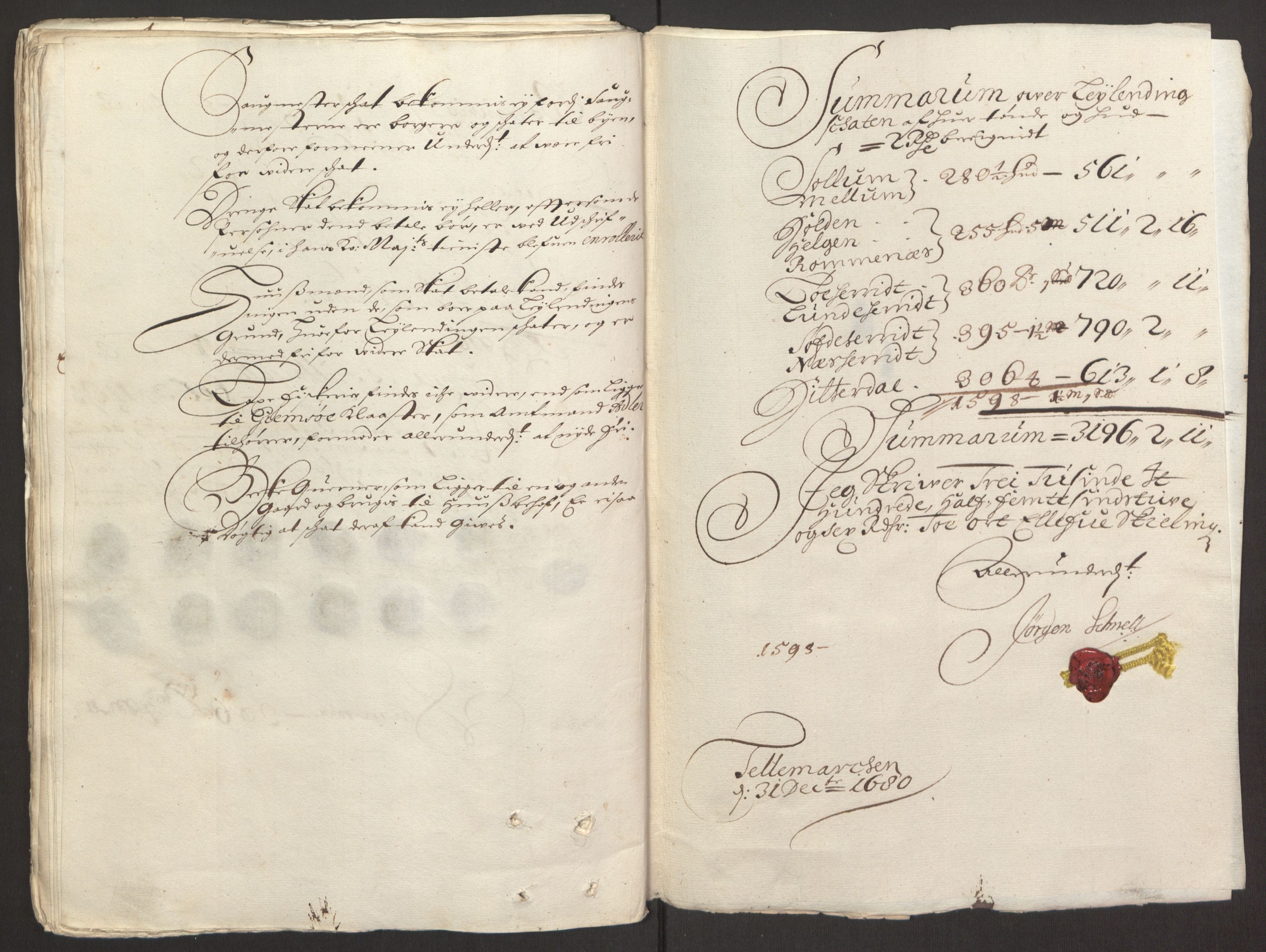 Rentekammeret inntil 1814, Reviderte regnskaper, Fogderegnskap, AV/RA-EA-4092/R35/L2075: Fogderegnskap Øvre og Nedre Telemark, 1680-1684, p. 221