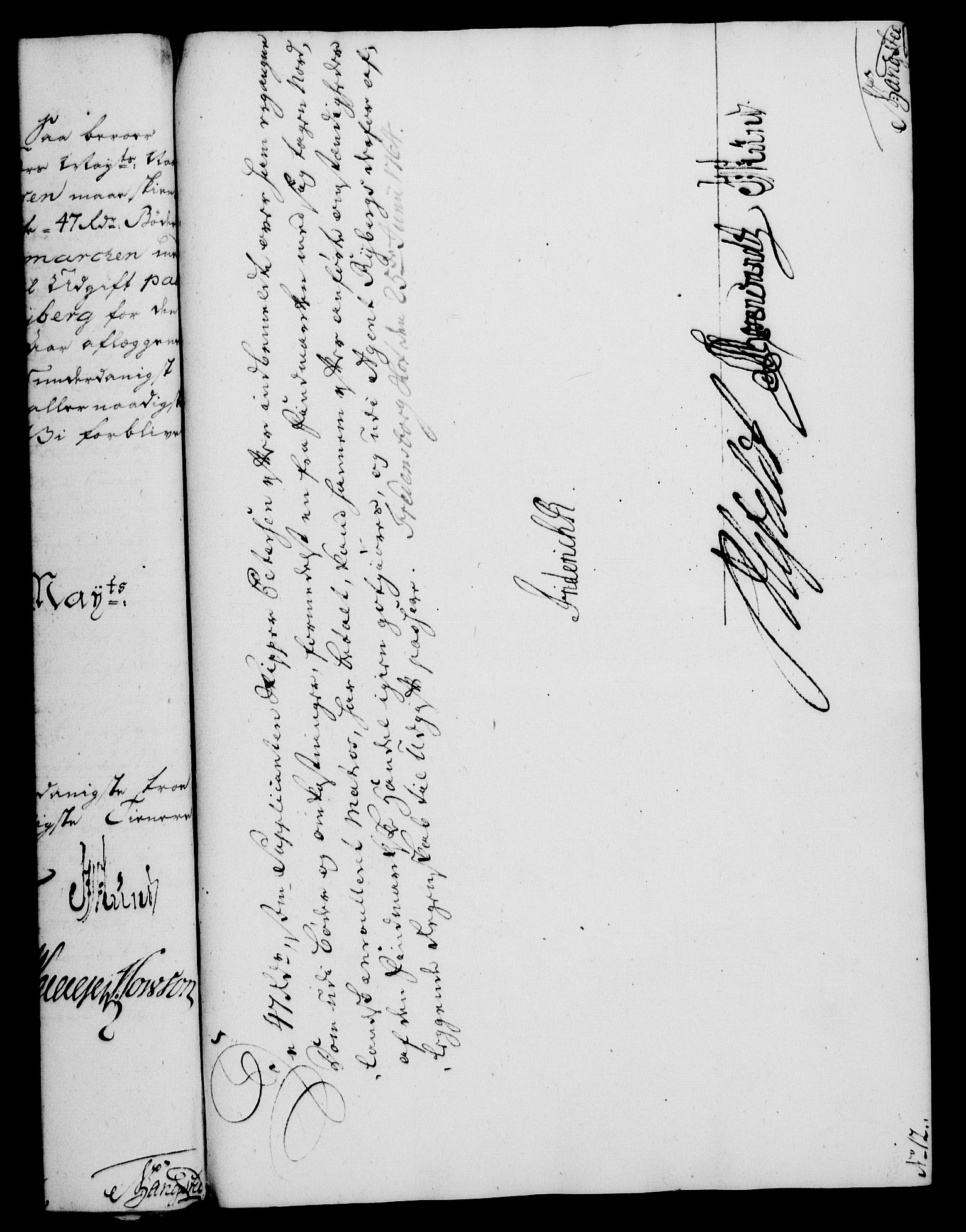 Rentekammeret, Kammerkanselliet, RA/EA-3111/G/Gf/Gfa/L0046: Norsk relasjons- og resolusjonsprotokoll (merket RK 52.46), 1764, p. 232