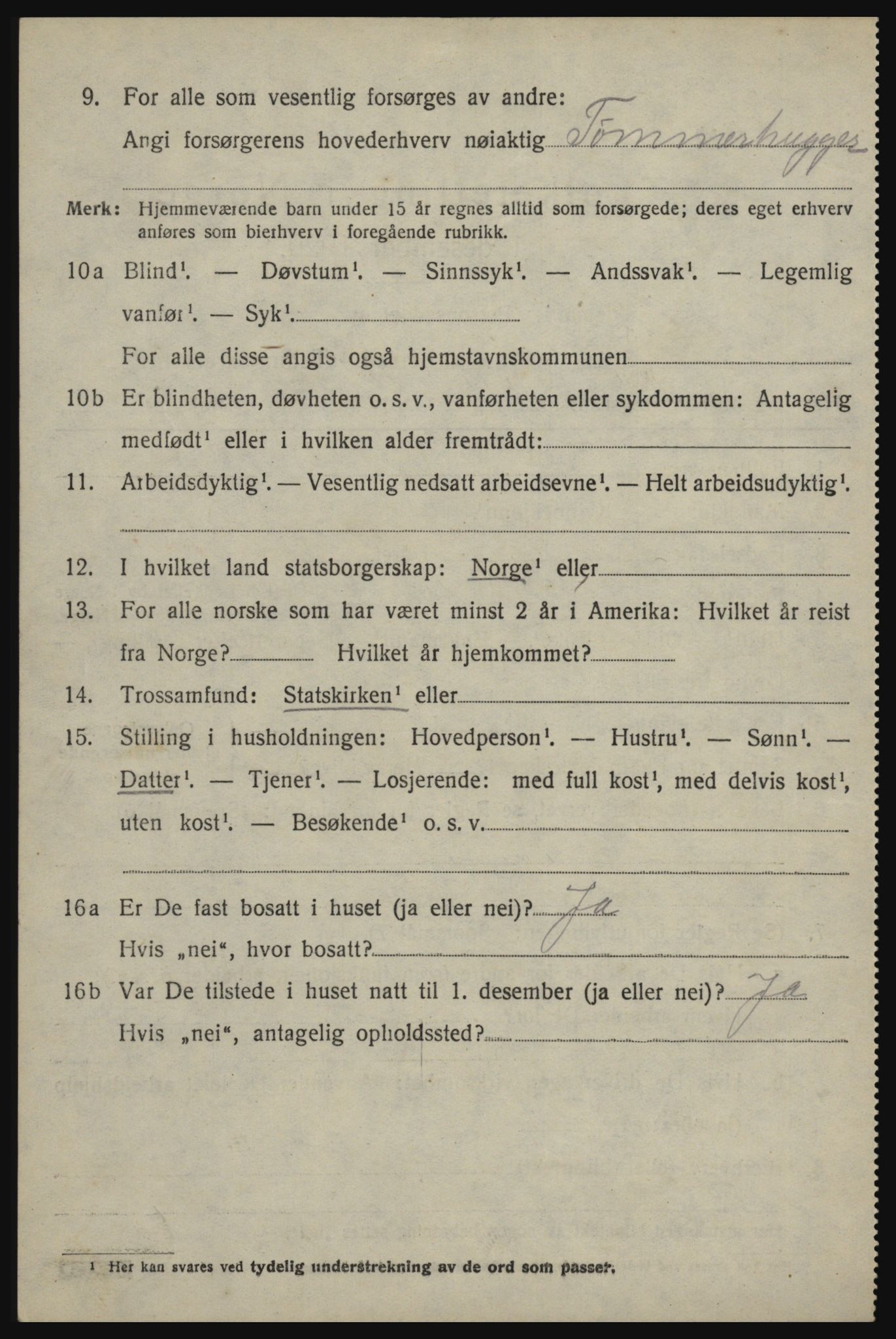 SAO, 1920 census for Øymark, 1920, p. 3150