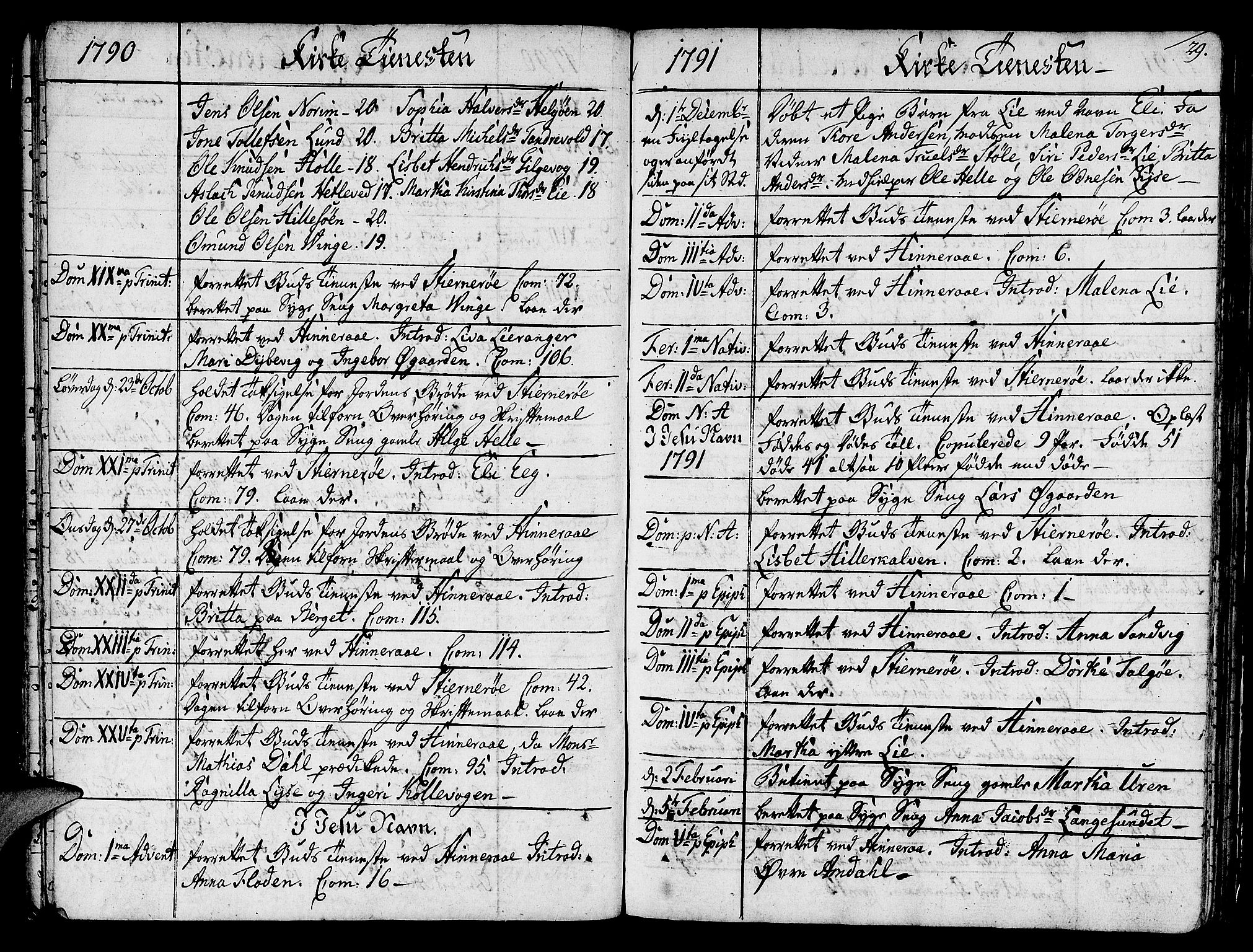 Nedstrand sokneprestkontor, AV/SAST-A-101841/01/IV: Parish register (official) no. A 4, 1779-1795, p. 29