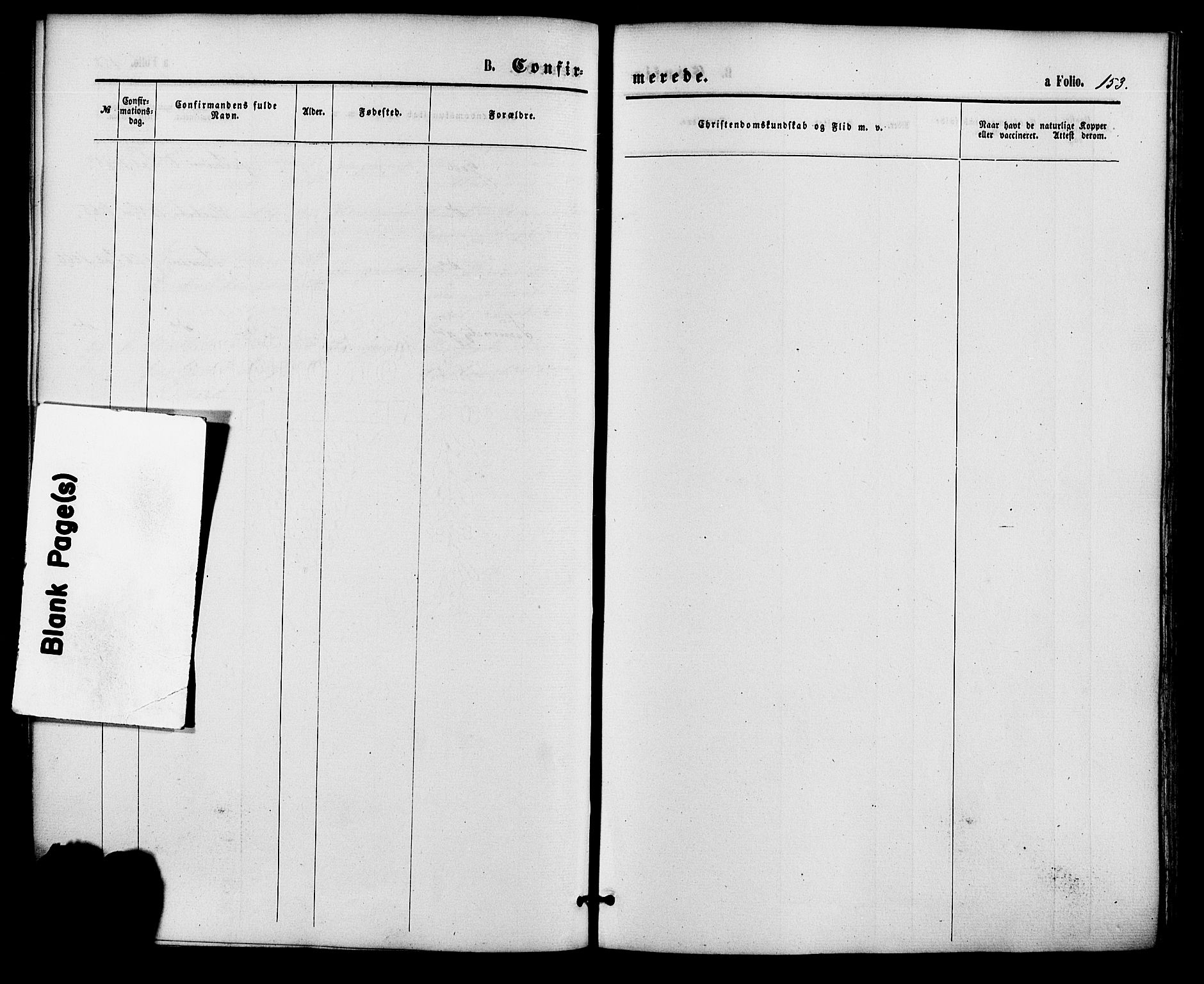 Søgne sokneprestkontor, SAK/1111-0037/F/Fa/Fab/L0011: Parish register (official) no. A 11, 1869-1879, p. 153