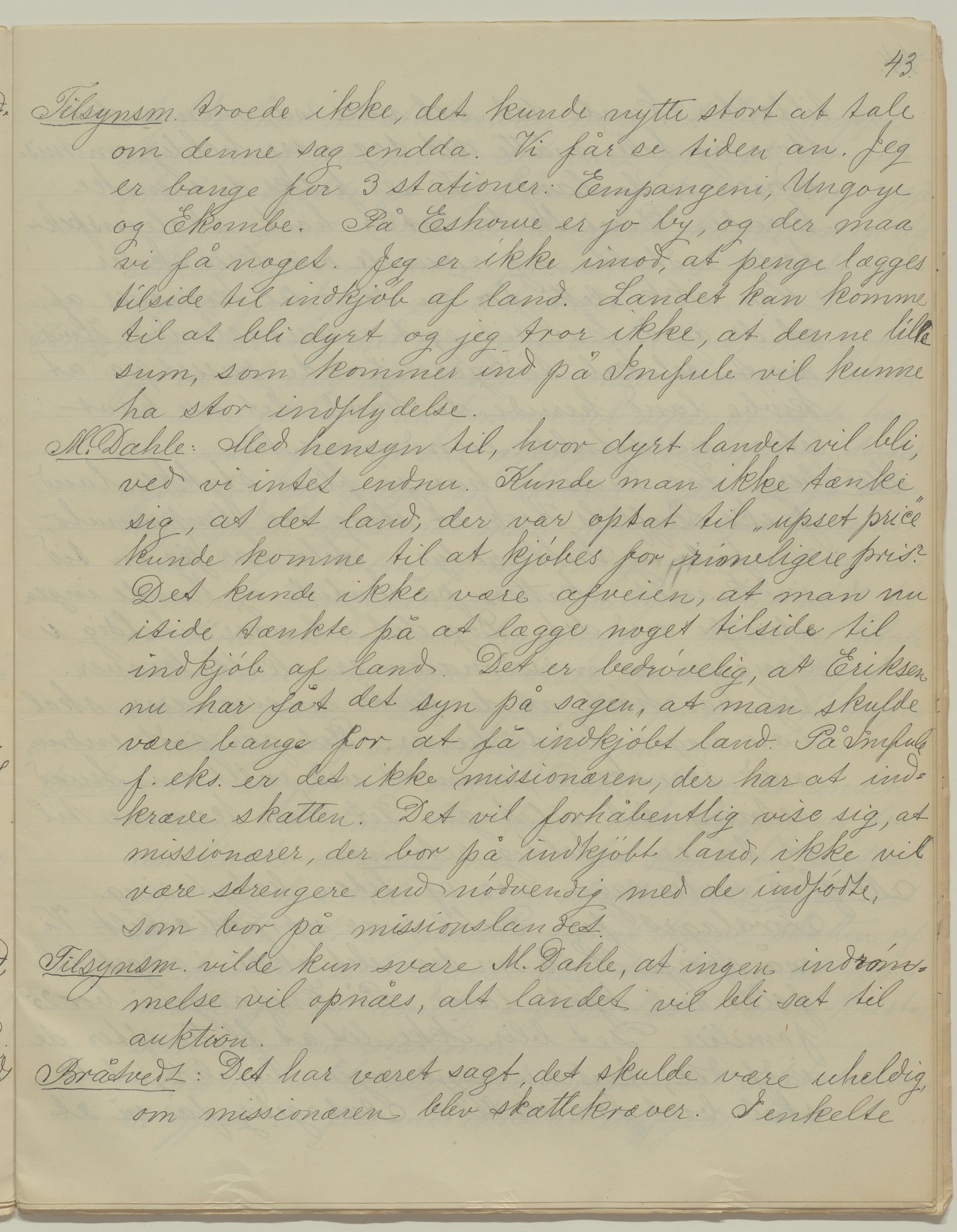 Det Norske Misjonsselskap - hovedadministrasjonen, VID/MA-A-1045/D/Da/Daa/L0043/0007: Konferansereferat og årsberetninger / Konferansereferat fra Sør-Afrika., 1899, p. 43