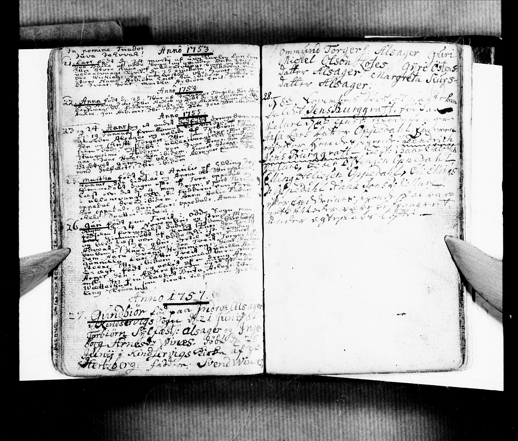 Ullensvang sokneprestembete, SAB/A-78701/H/Haa: Parish register (official) no. A 4 /1, 1732-1758