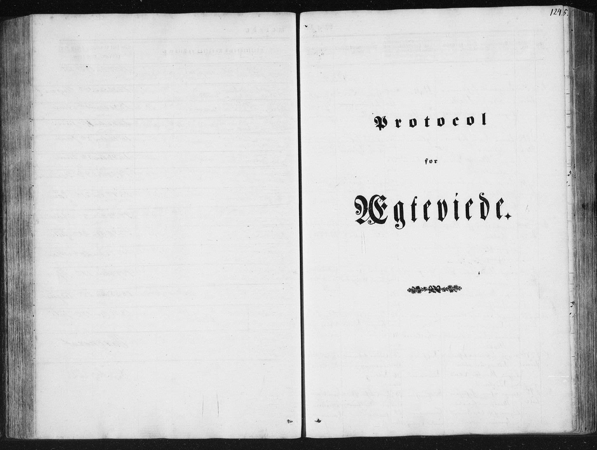 Hjelmeland sokneprestkontor, SAST/A-101843/01/IV/L0008: Parish register (official) no. A 8, 1842-1861, p. 124
