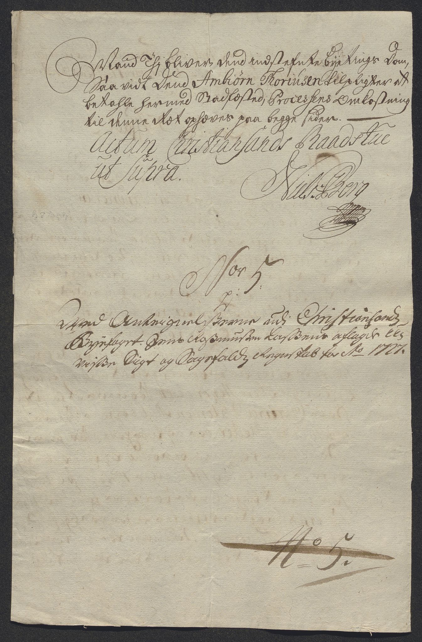 Rentekammeret inntil 1814, Reviderte regnskaper, Byregnskaper, AV/RA-EA-4066/R/Rm/L0286: [M19] Sikt og sakefall, 1719-1727, p. 693