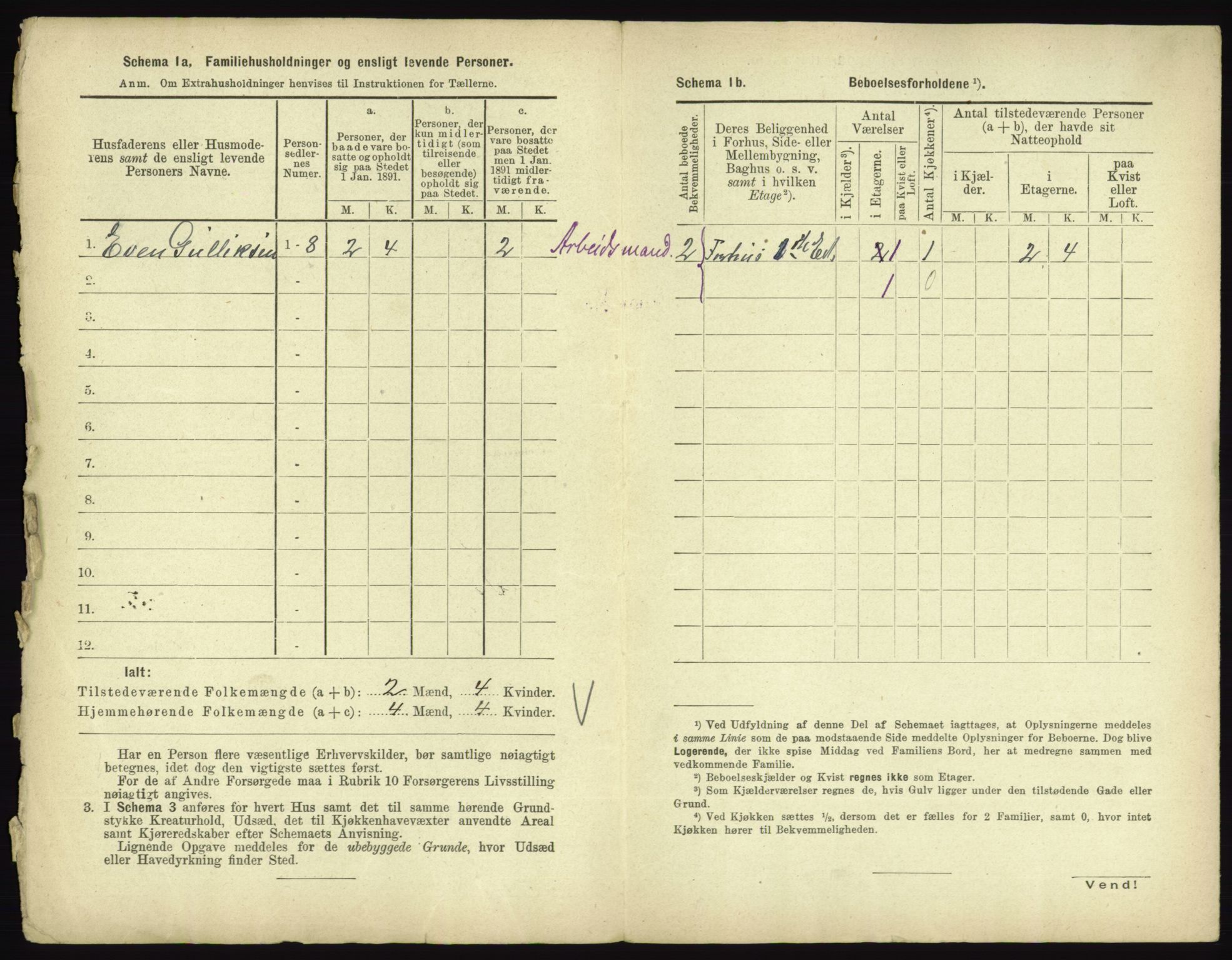 RA, 1891 census for 0603 Holmsbu, 1891, p. 10