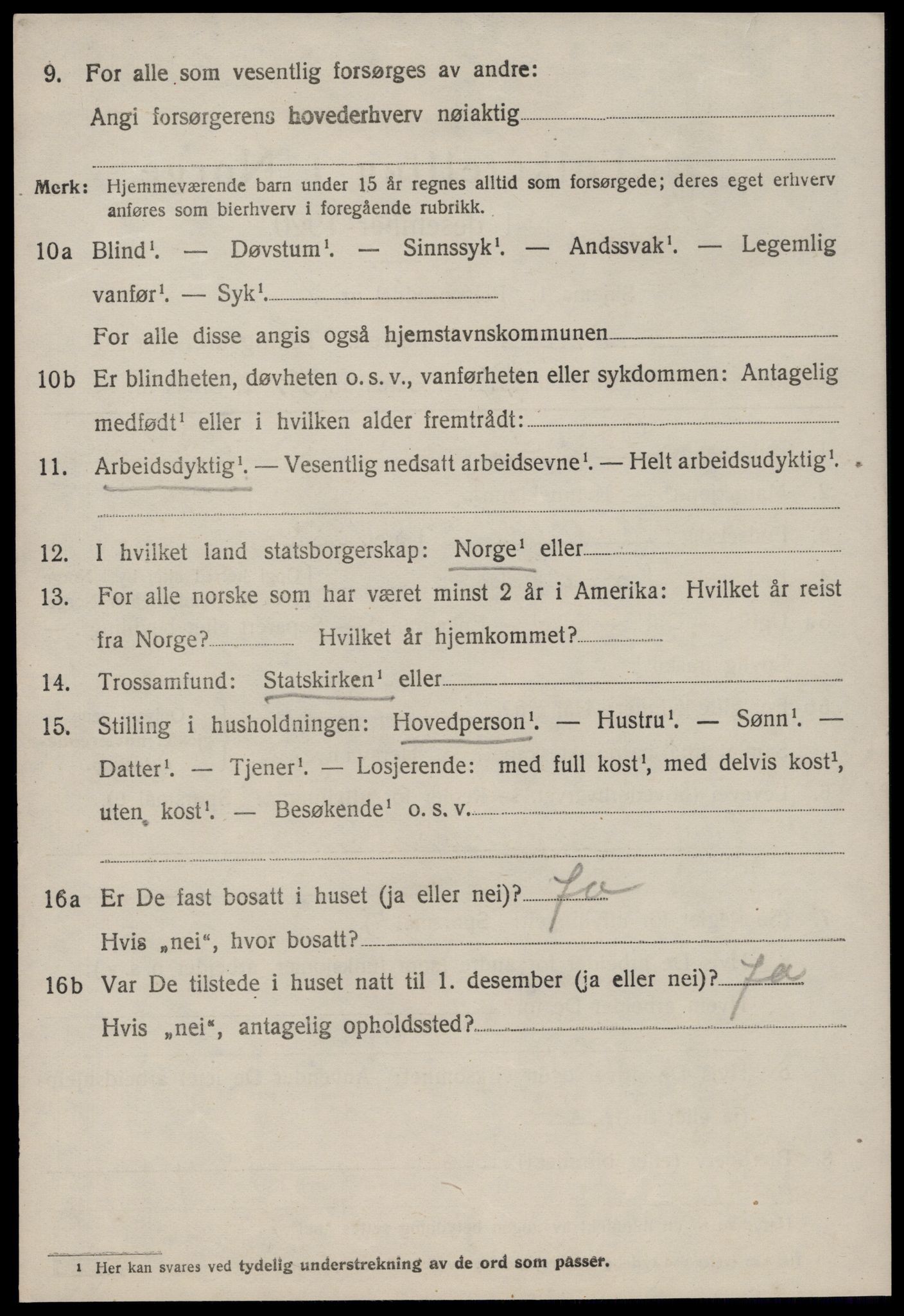 SAT, 1920 census for Fræna, 1920, p. 4518