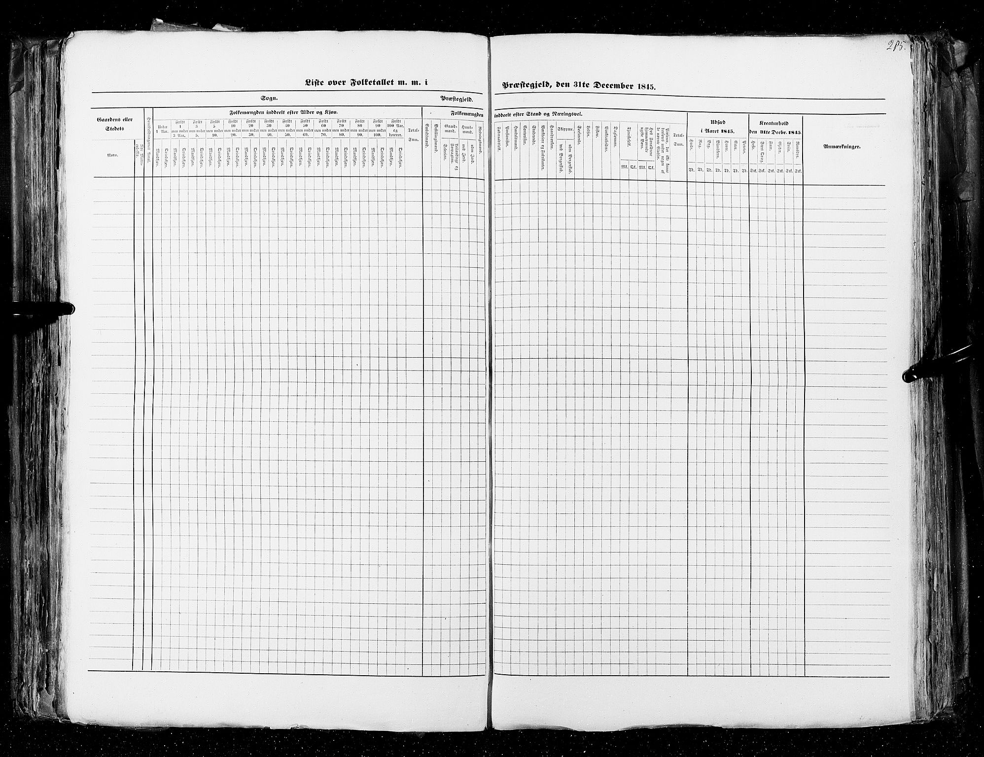 RA, Census 1845, vol. 4: Buskerud amt og Jarlsberg og Larvik amt, 1845, p. 285