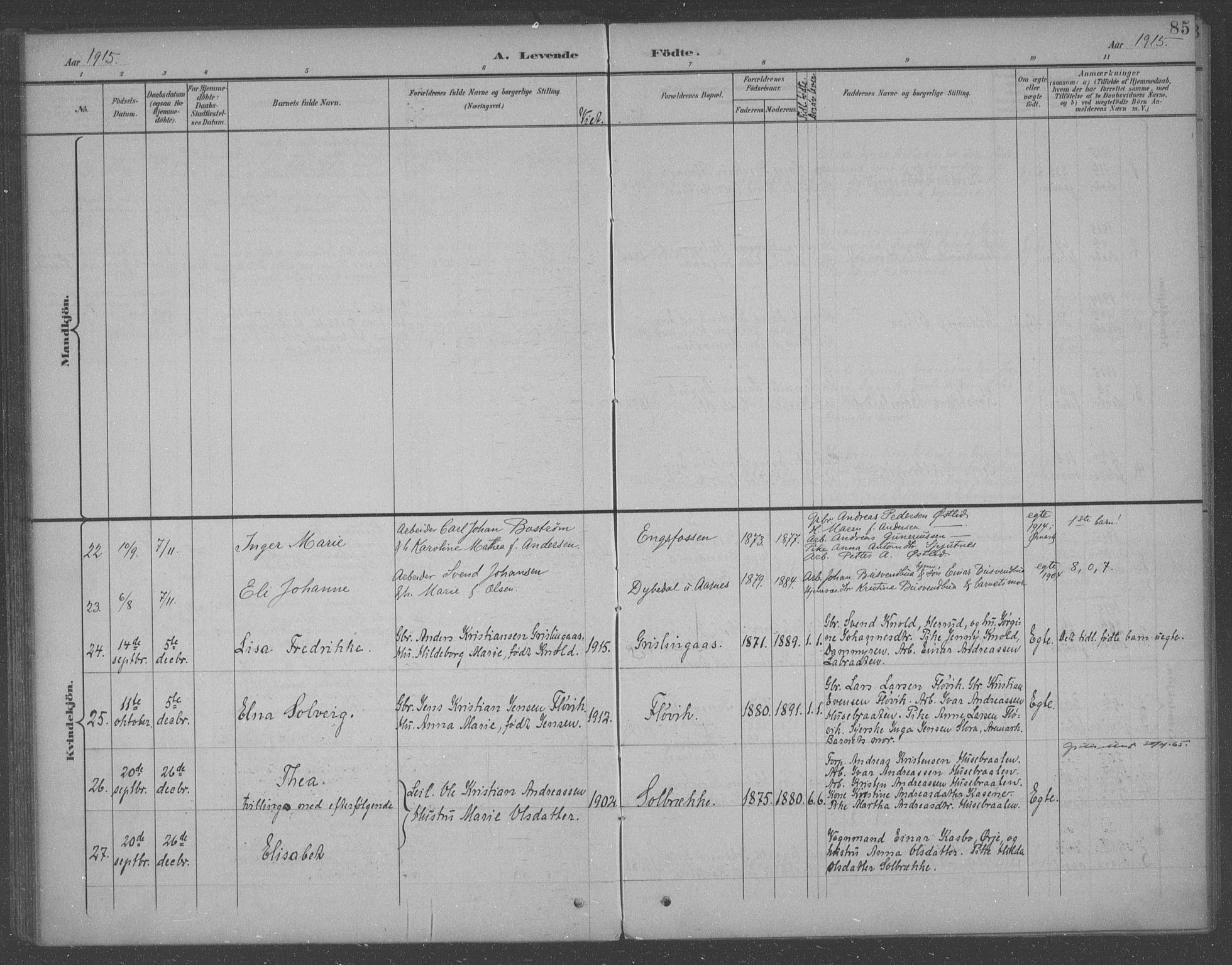 Aremark prestekontor Kirkebøker, AV/SAO-A-10899/F/Fb/L0005: Parish register (official) no. II 5, 1895-1919, p. 85