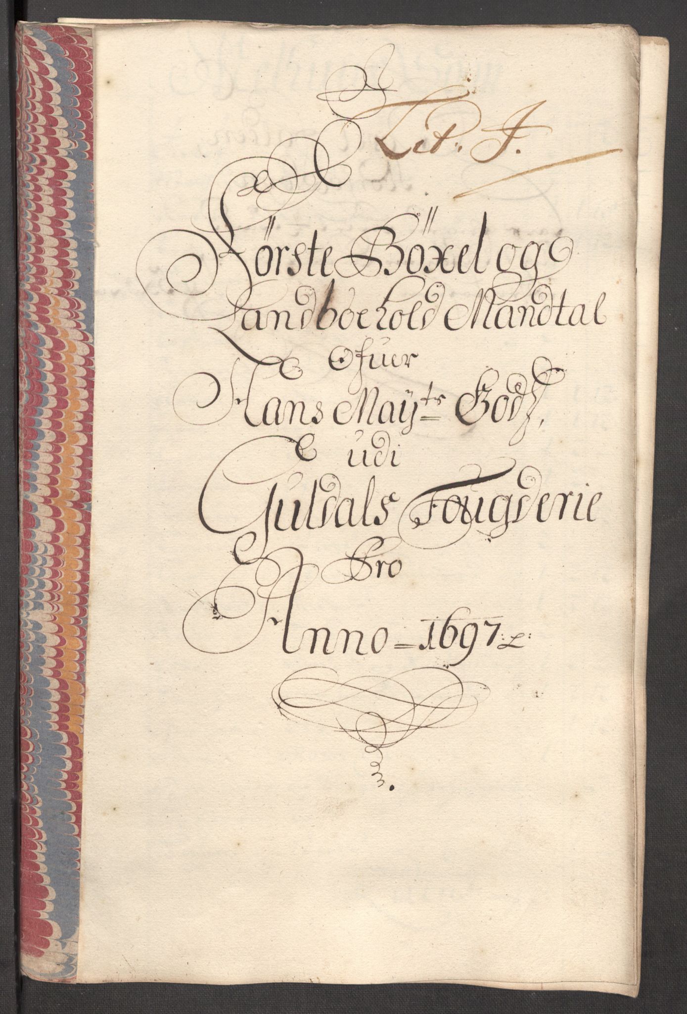 Rentekammeret inntil 1814, Reviderte regnskaper, Fogderegnskap, AV/RA-EA-4092/R60/L3947: Fogderegnskap Orkdal og Gauldal, 1697, p. 389