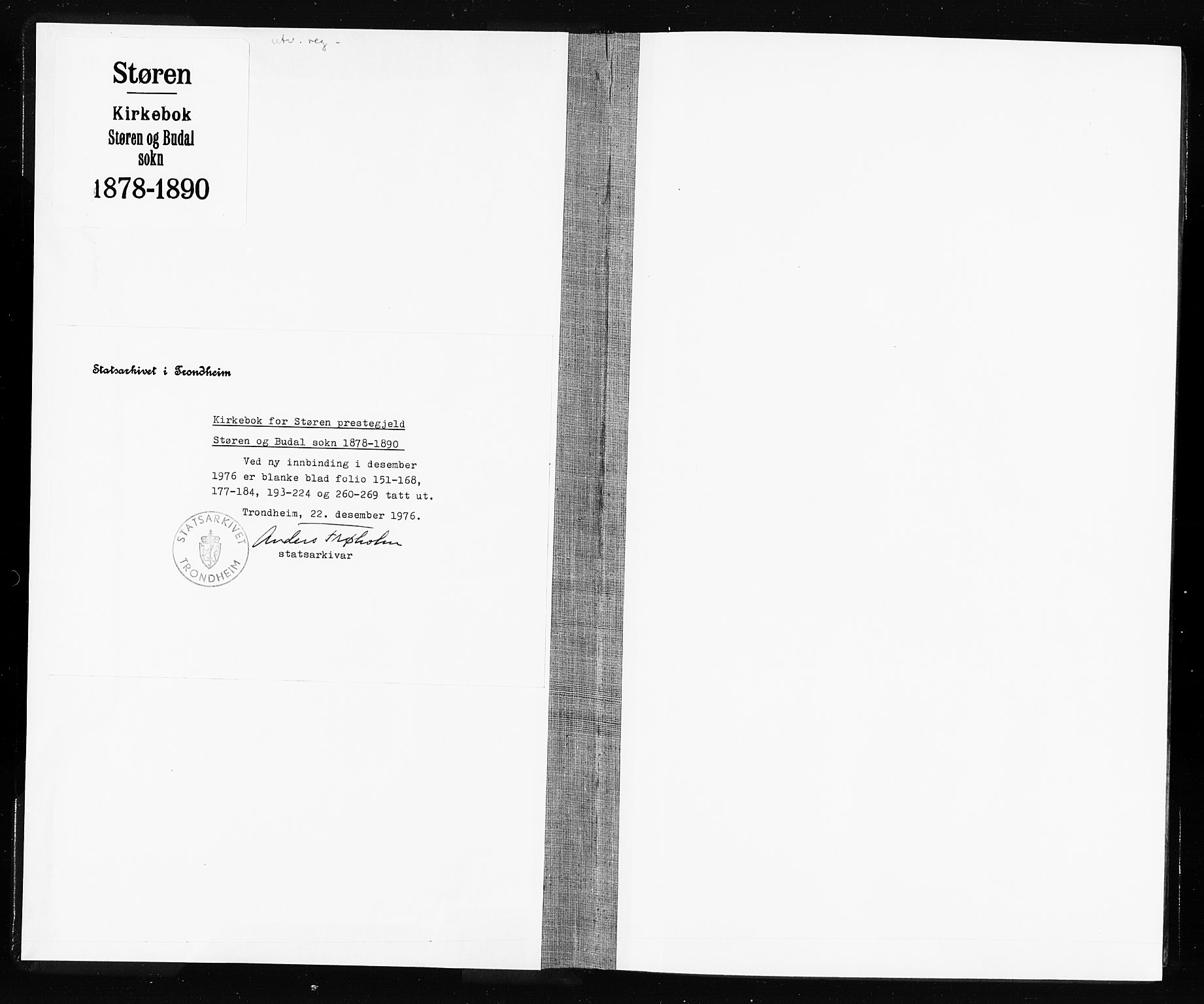 Ministerialprotokoller, klokkerbøker og fødselsregistre - Sør-Trøndelag, AV/SAT-A-1456/687/L1002: Parish register (official) no. 687A08, 1878-1890