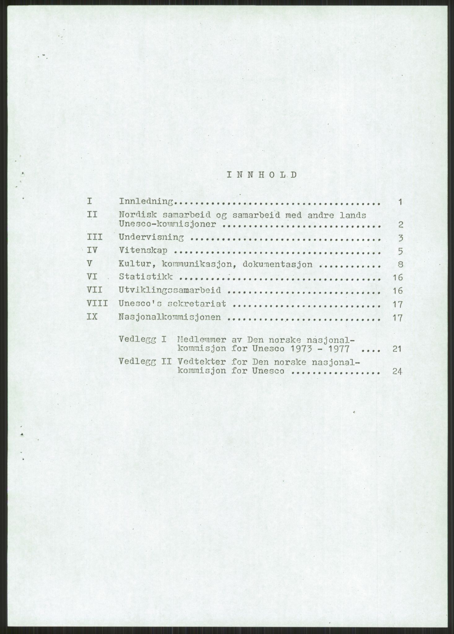 Den norske nasjonalkommisjonen for UNESCO, AV/RA-S-1730/A/Ad/L0001: --, 1953-1981