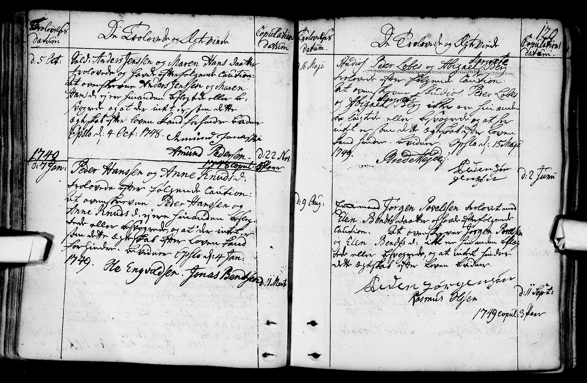 Gamlebyen prestekontor Kirkebøker, SAO/A-10884/F/Fa/L0001: Parish register (official) no. 1, 1734-1818, p. 120
