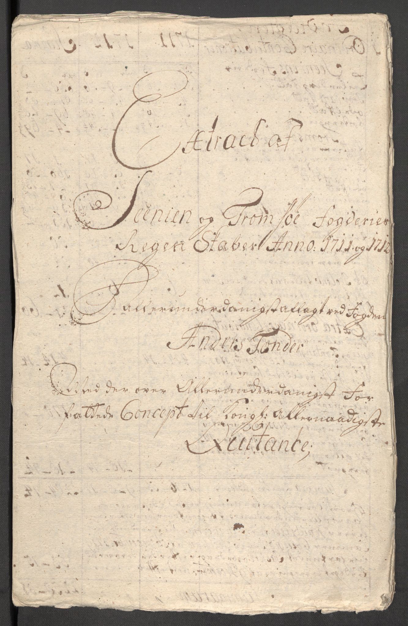 Rentekammeret inntil 1814, Reviderte regnskaper, Fogderegnskap, AV/RA-EA-4092/R68/L4758: Fogderegnskap Senja og Troms, 1711-1712, p. 449