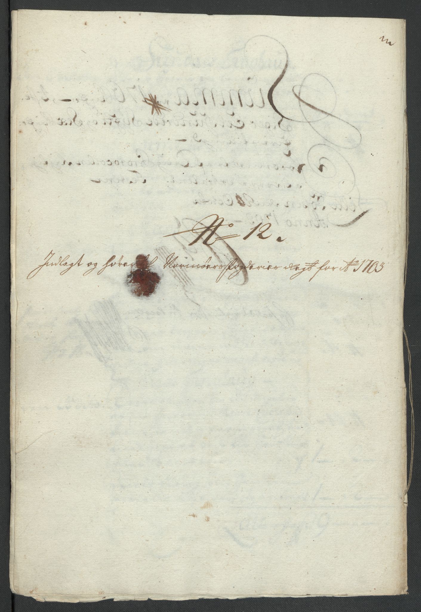 Rentekammeret inntil 1814, Reviderte regnskaper, Fogderegnskap, RA/EA-4092/R56/L3740: Fogderegnskap Nordmøre, 1703-1704, p. 110