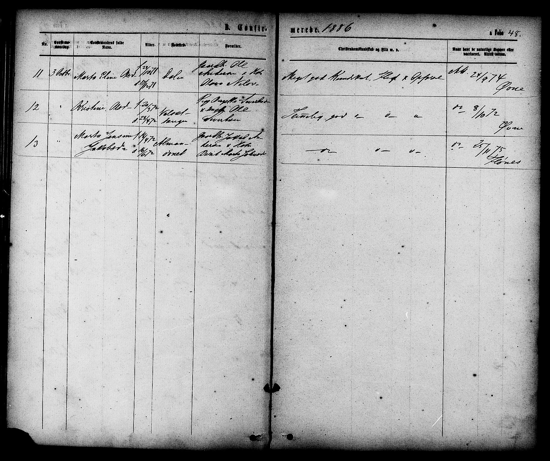Ministerialprotokoller, klokkerbøker og fødselsregistre - Sør-Trøndelag, SAT/A-1456/608/L0334: Parish register (official) no. 608A03, 1877-1886, p. 48