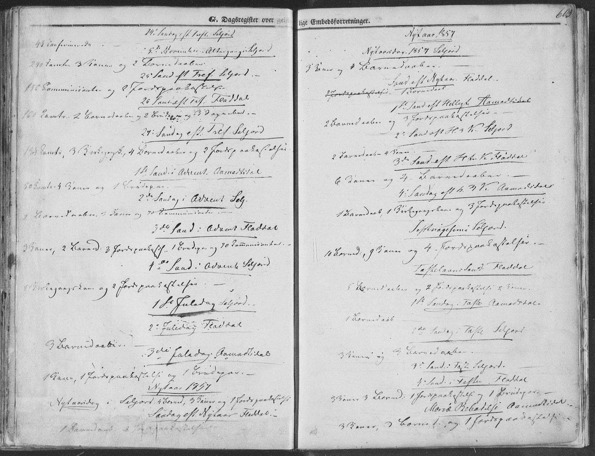 Seljord kirkebøker, SAKO/A-20/F/Fa/L012b: Parish register (official) no. I 12B, 1850-1865, p. 603