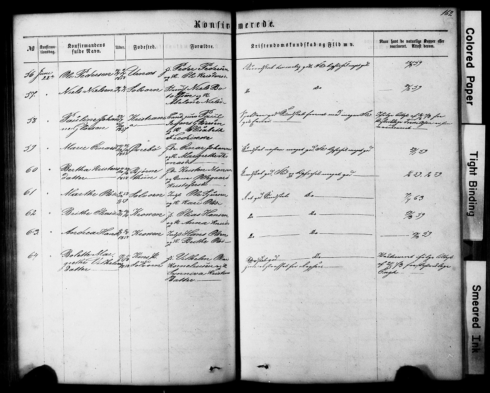 Hafslo sokneprestembete, AV/SAB-A-80301/H/Hab/Haba/L0001: Parish register (copy) no. A 1, 1866-1908, p. 162