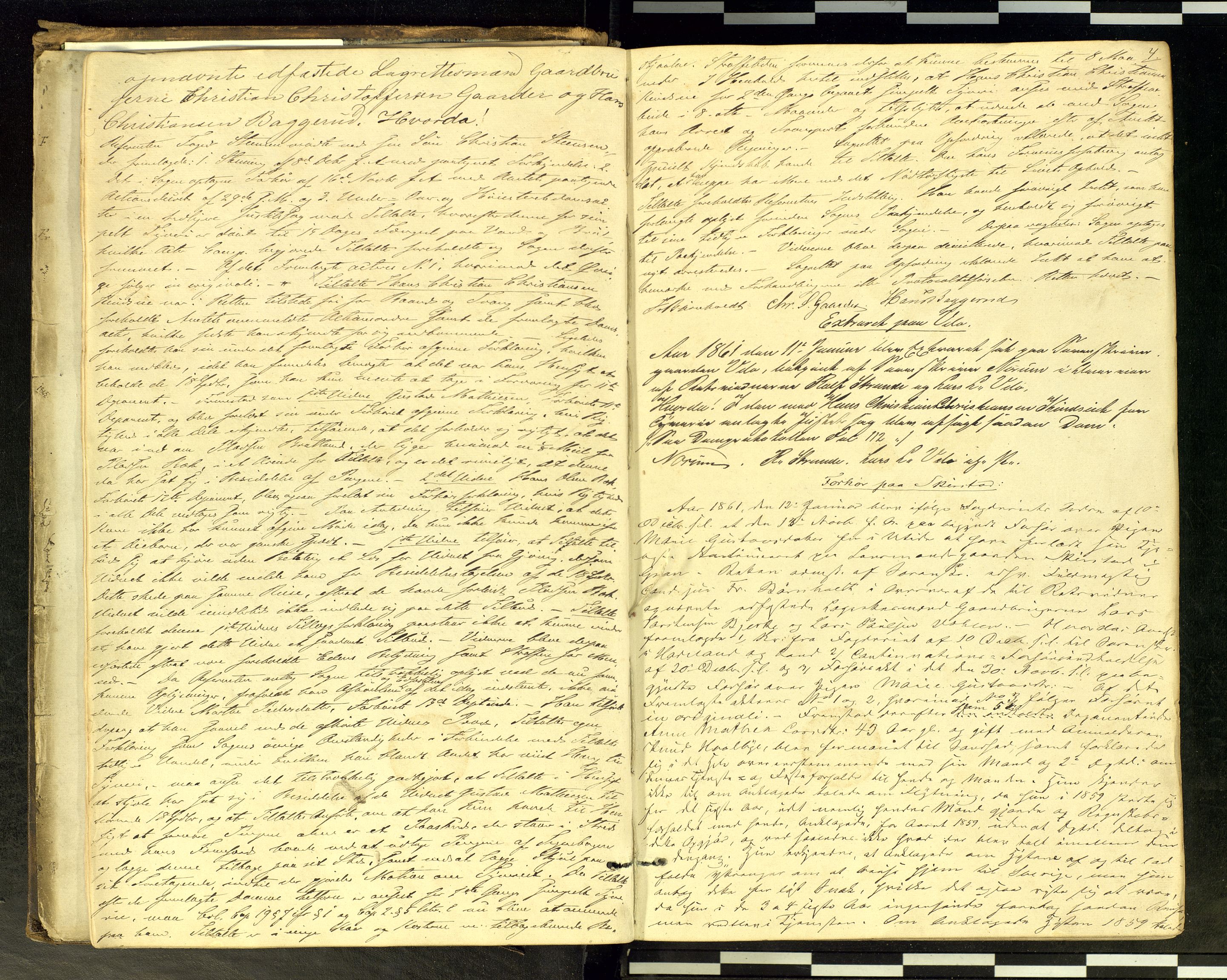 Hadeland og Land tingrett, AV/SAH-TING-010/G/Gc/L0010: Ekstrarettsprotokoll, 1860-1865, p. 4