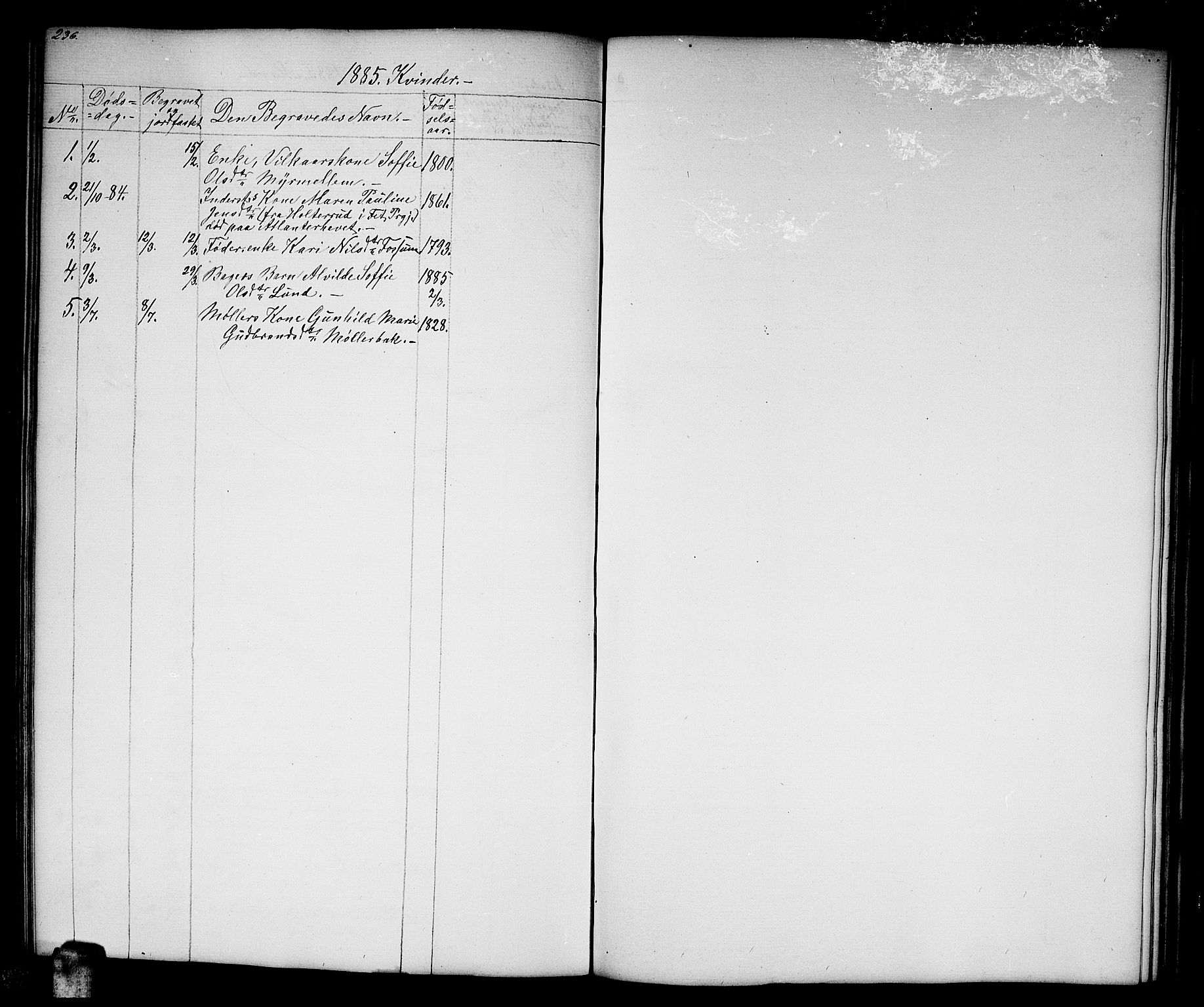 Aurskog prestekontor Kirkebøker, SAO/A-10304a/G/Gb/L0001: Parish register (copy) no. II 1, 1858-1885, p. 236