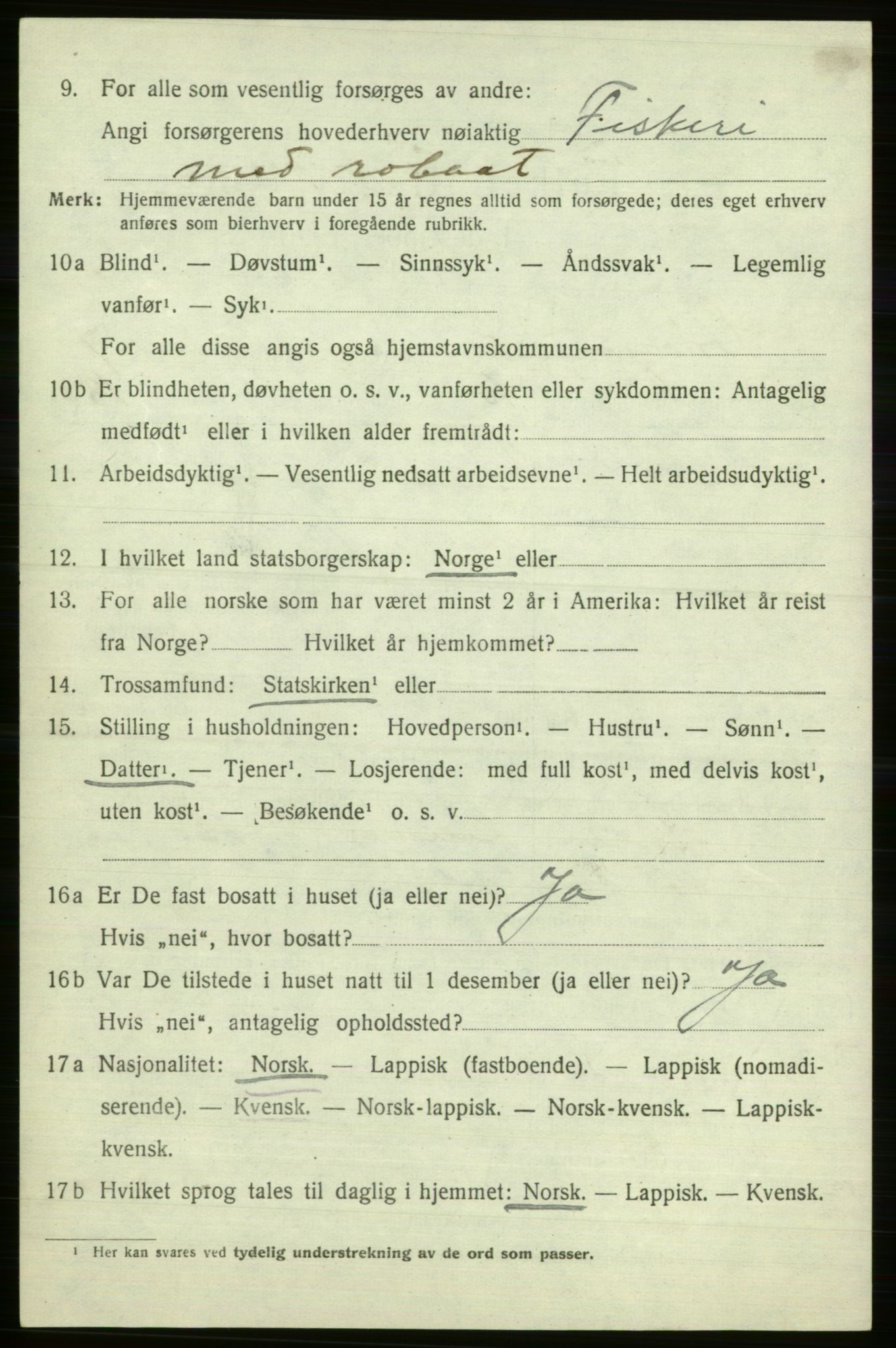 SATØ, 1920 census for Sørøysund rural district, 1920, p. 2945