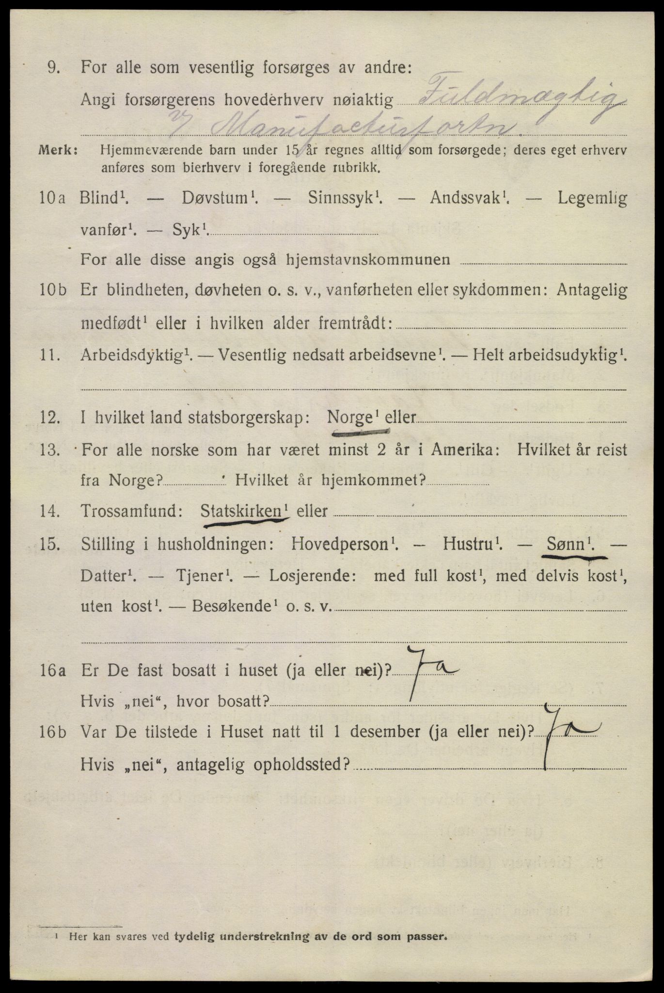 SAKO, 1920 census for Tønsberg, 1920, p. 11996