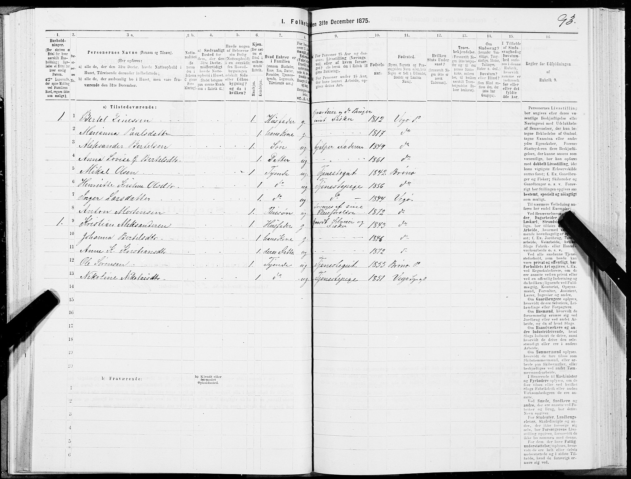 SAT, 1875 census for 1815P Vega, 1875, p. 1093