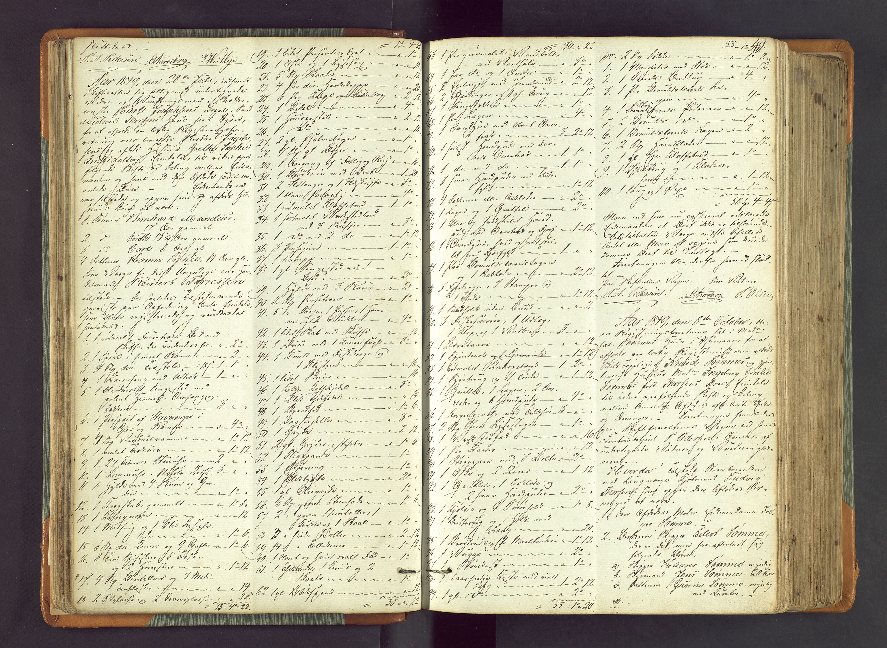 Stavanger byfogd, AV/SAST-A-101408/001/5/50/503BA/L0002: Registreringsprotokoll, 1846-1864, p. 49