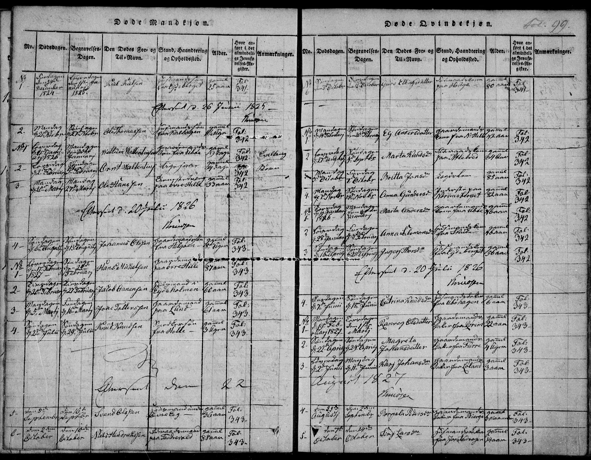 Nedstrand sokneprestkontor, AV/SAST-A-101841/01/IV: Parish register (official) no. A 7, 1816-1870, p. 99