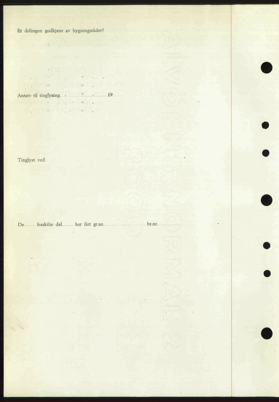 Nordre Sunnmøre sorenskriveri, AV/SAT-A-0006/1/2/2C/2Ca: Mortgage book no. A32, 1949-1949, Diary no: : 2417/1949