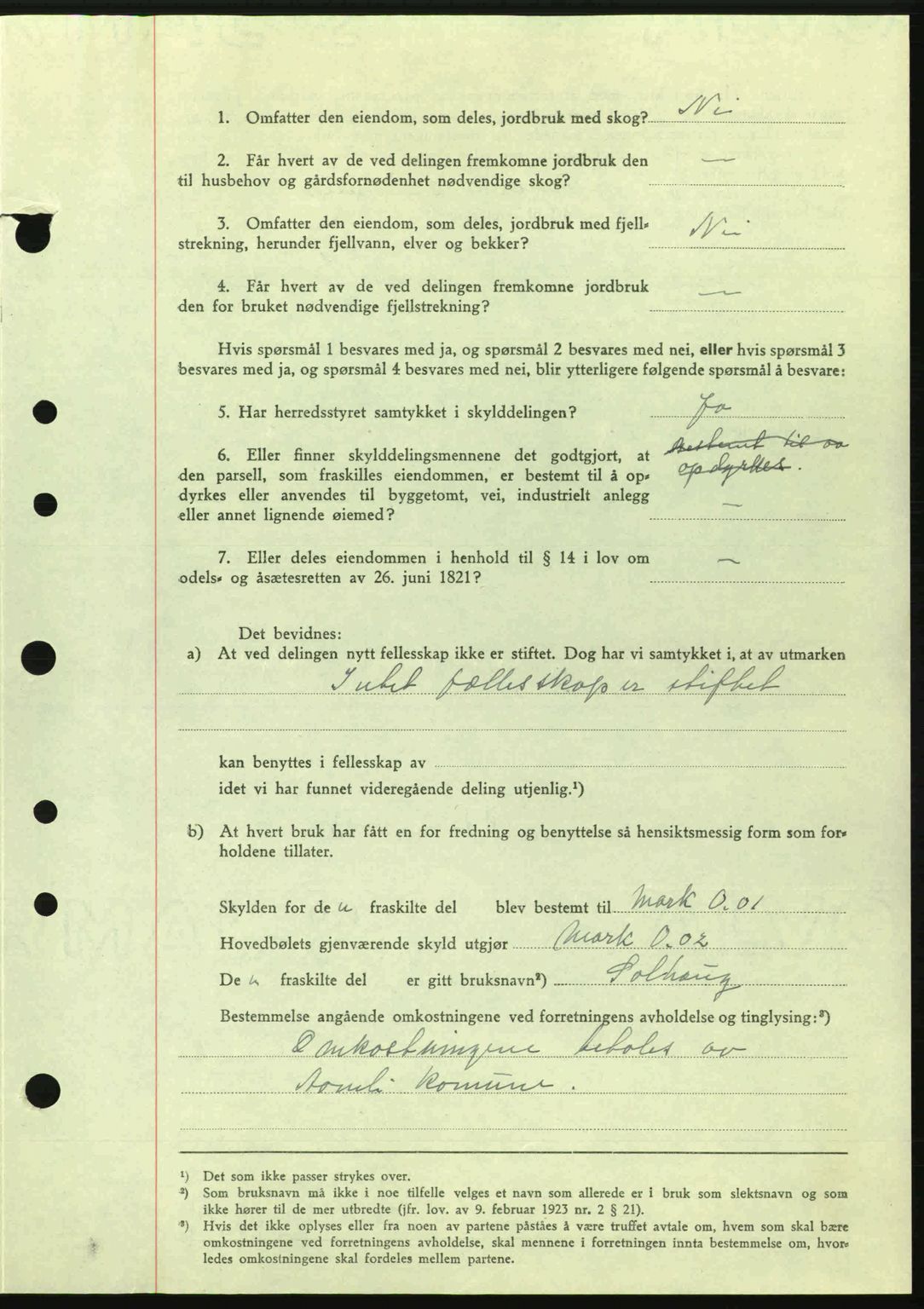 Nedenes sorenskriveri, AV/SAK-1221-0006/G/Gb/Gba/L0052: Mortgage book no. A6a, 1944-1945, Diary no: : 899/1944