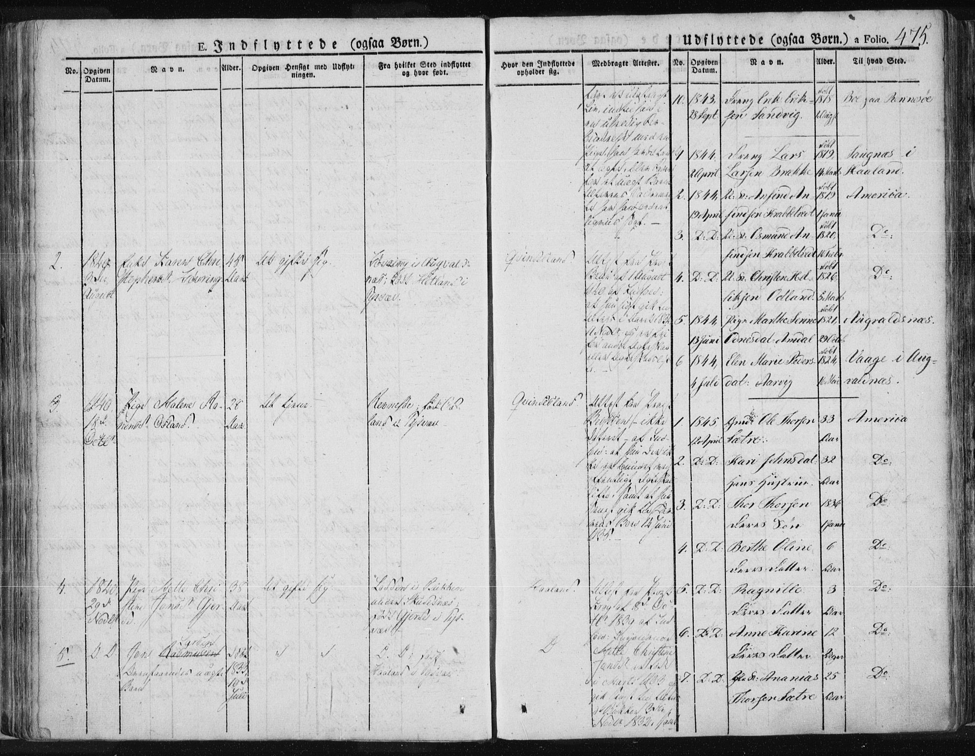 Tysvær sokneprestkontor, SAST/A -101864/H/Ha/Haa/L0001: Parish register (official) no. A 1.2, 1831-1856, p. 475
