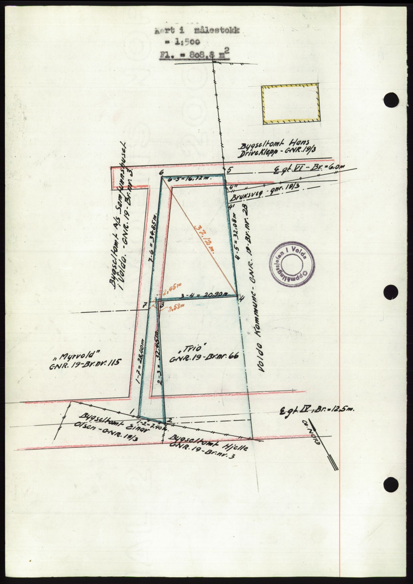 Søre Sunnmøre sorenskriveri, AV/SAT-A-4122/1/2/2C/L0094: Mortgage book no. 20A, 1953-1953, Diary no: : 197/1953