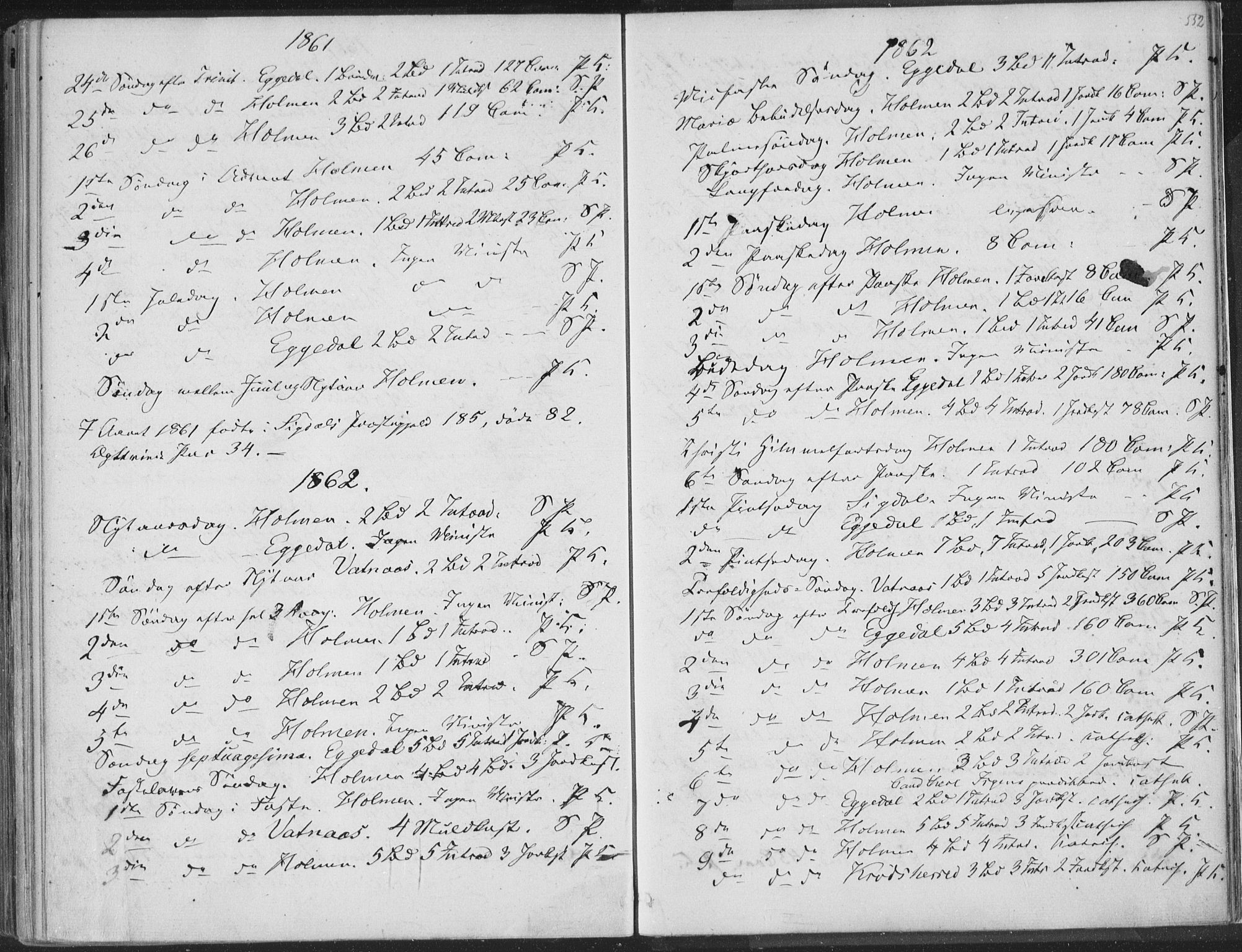 Sigdal kirkebøker, SAKO/A-245/F/Fa/L0009b: Parish register (official) no. I 9B, 1860-1871, p. 552