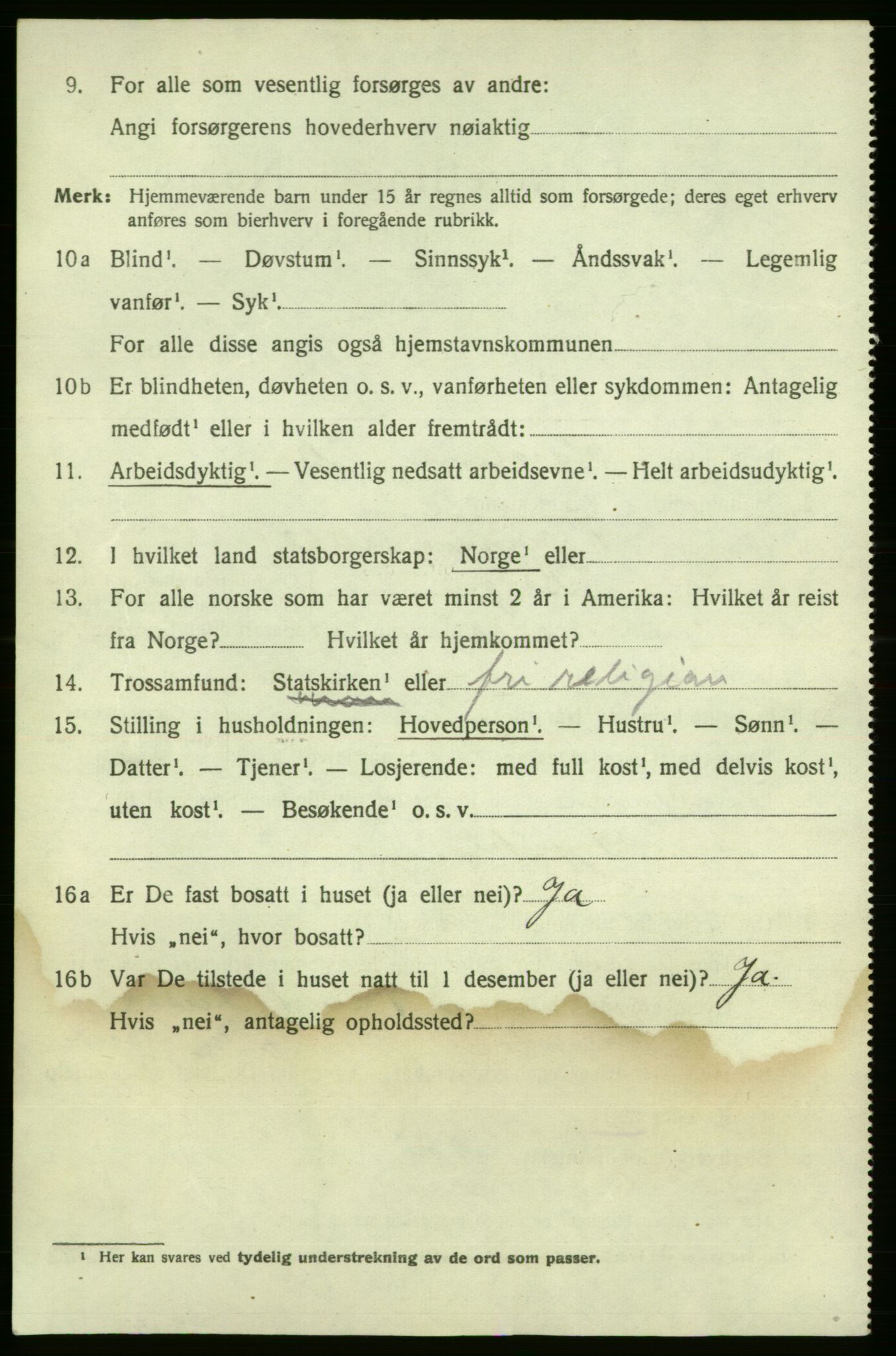 SAO, 1920 census for Fredrikshald, 1920, p. 20774