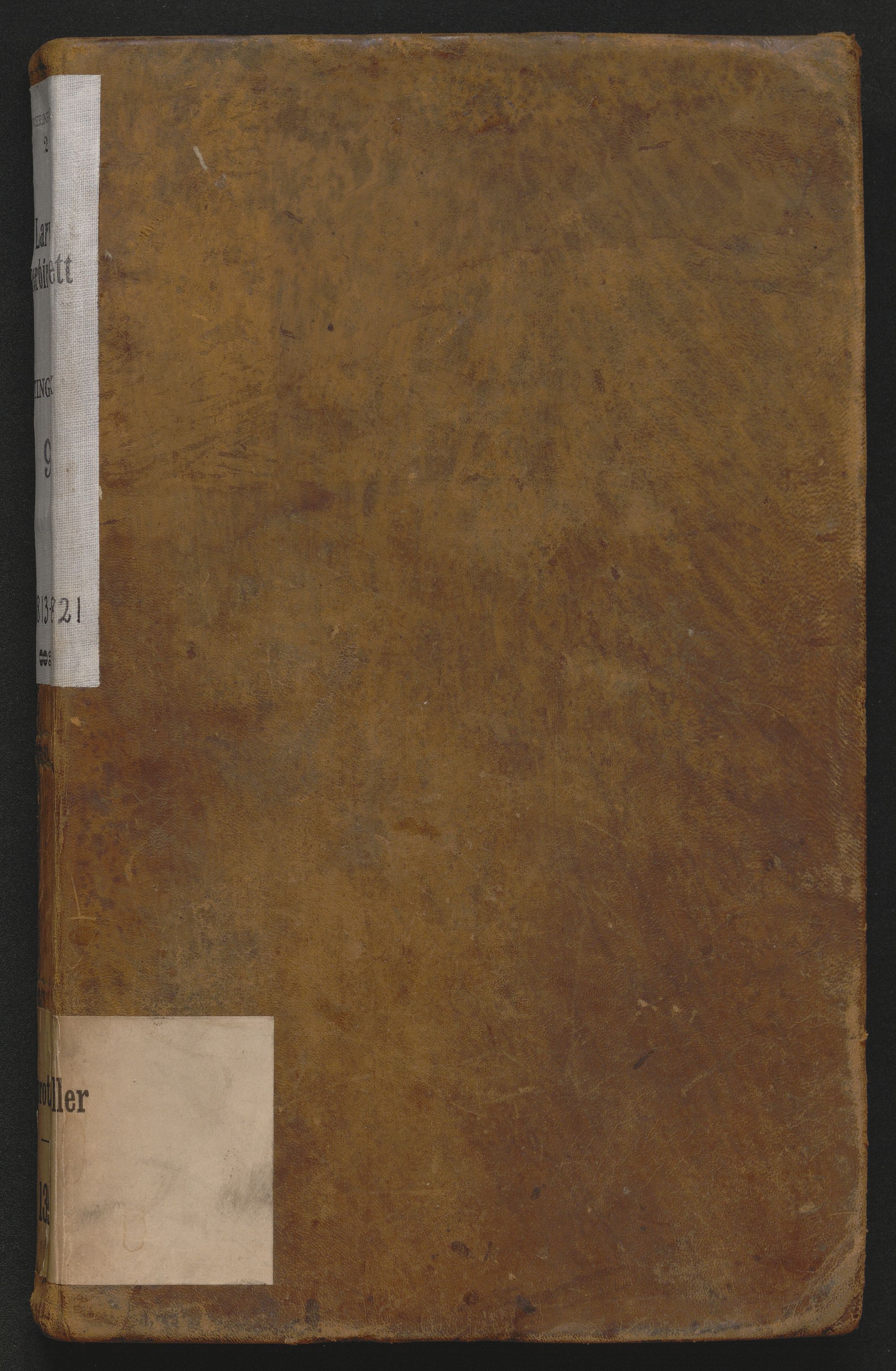 Larvik overbirkerett, AV/SAKO-A-802/F/Fa/L0009: Tingbok, 1813-1821