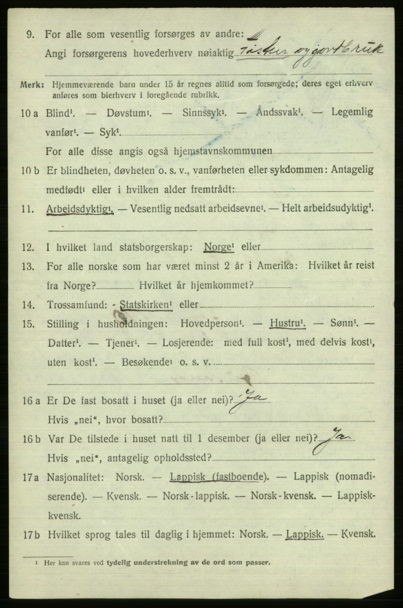 SATØ, 1920 census for Nesseby, 1920, p. 512