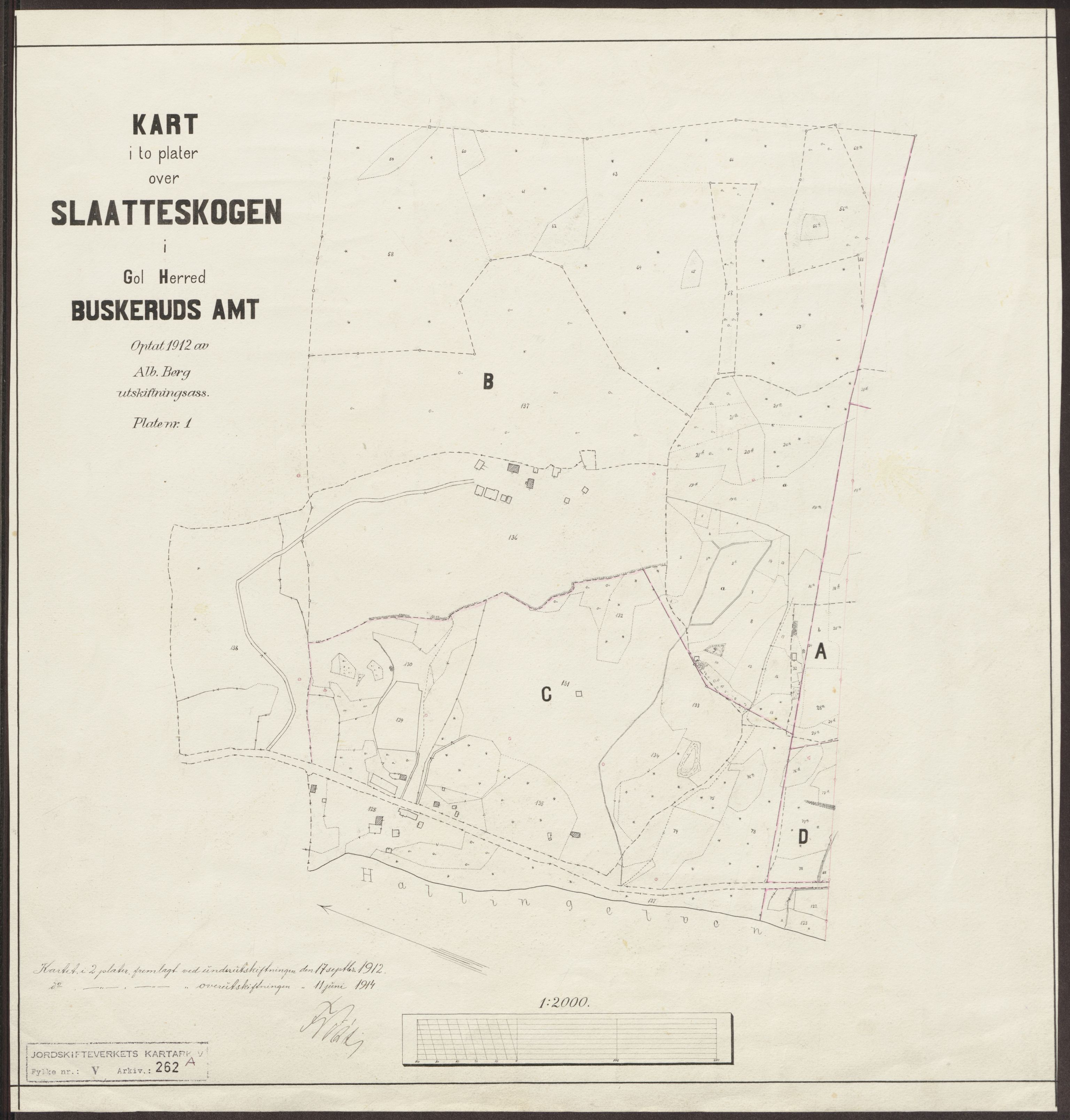 Jordskifteverkets kartarkiv, AV/RA-S-3929/T, 1859-1988, p. 374