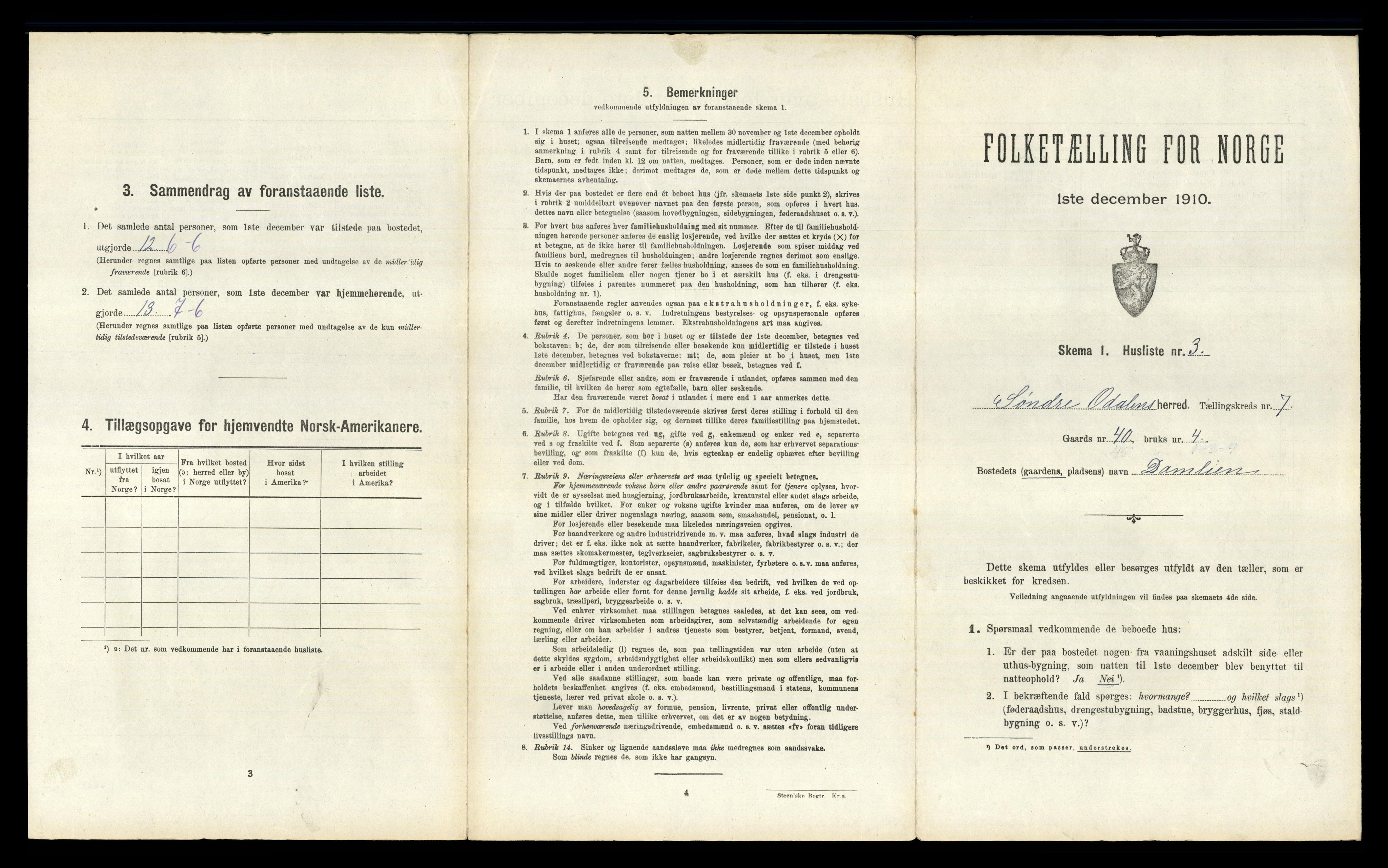 RA, 1910 census for Sør-Odal, 1910, p. 1164