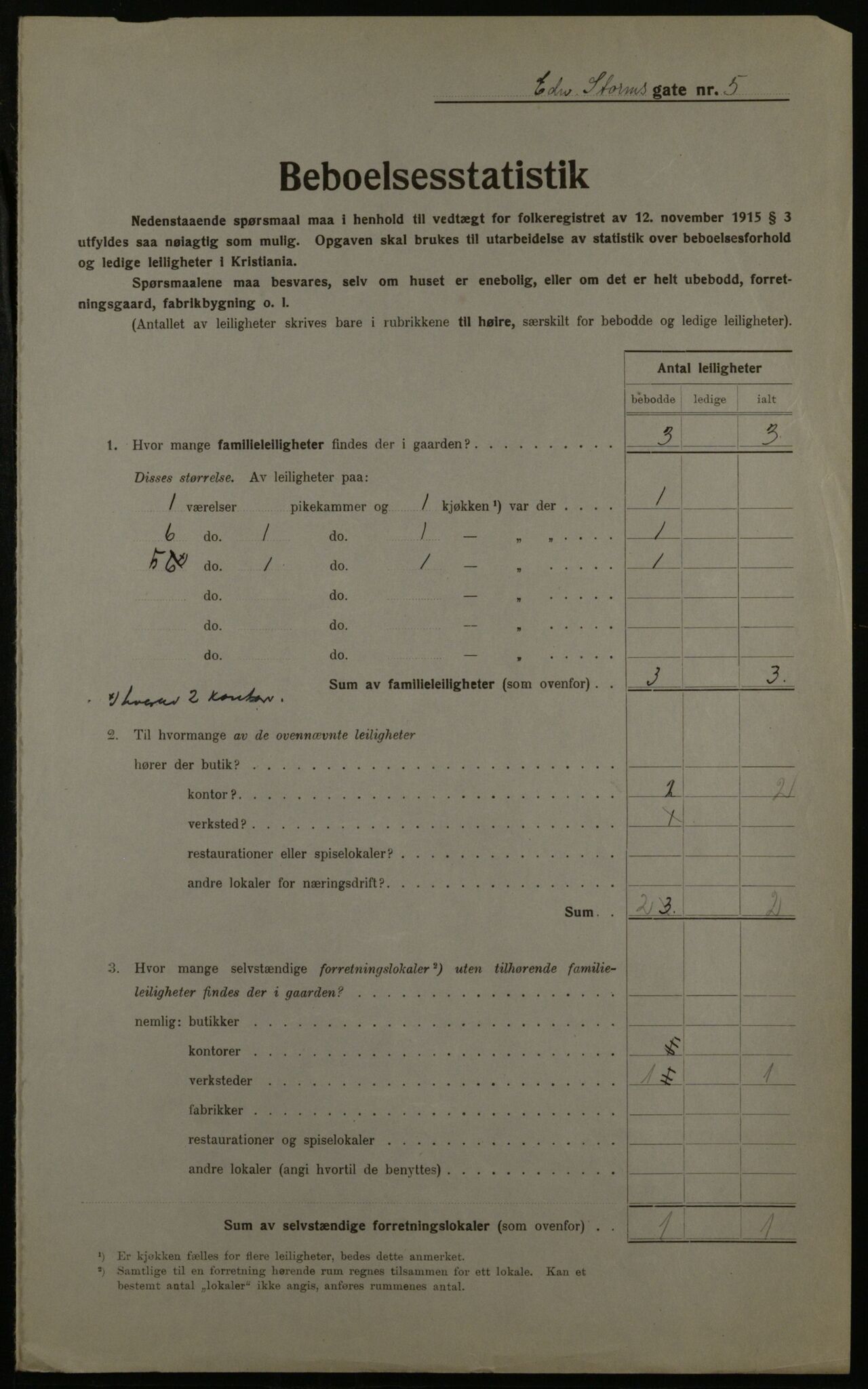 OBA, Municipal Census 1923 for Kristiania, 1923, p. 20944