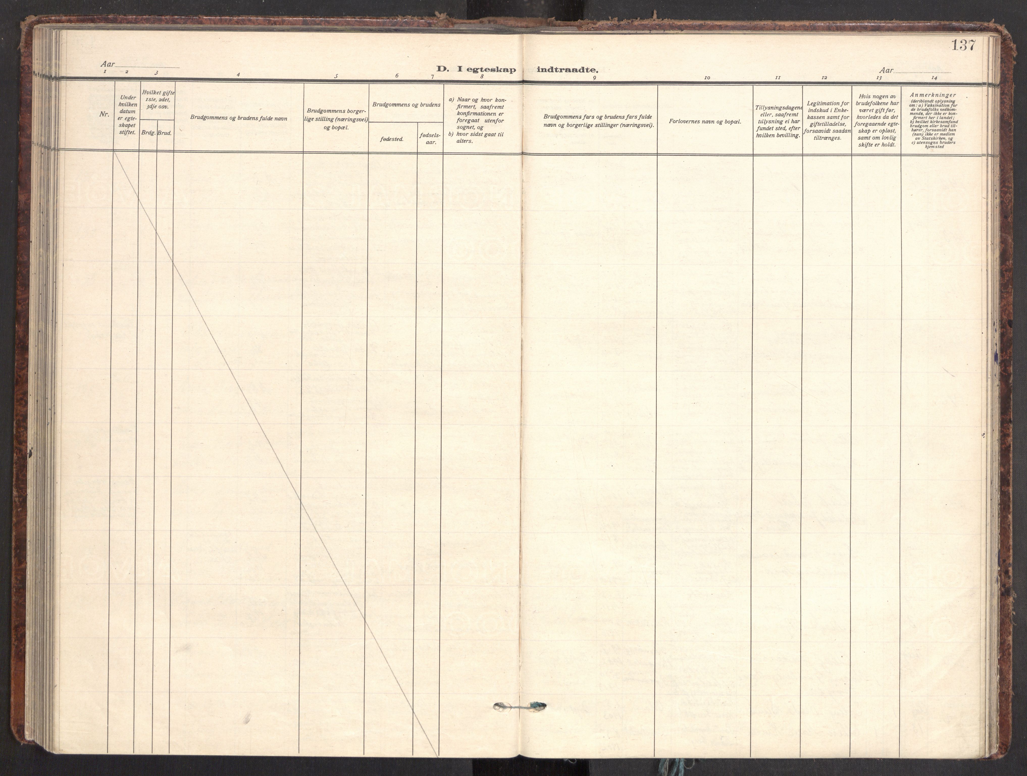 Gamle Aker prestekontor Kirkebøker, AV/SAO-A-10617a/F/L0021: Parish register (official) no. 21, 1932-1941, p. 137